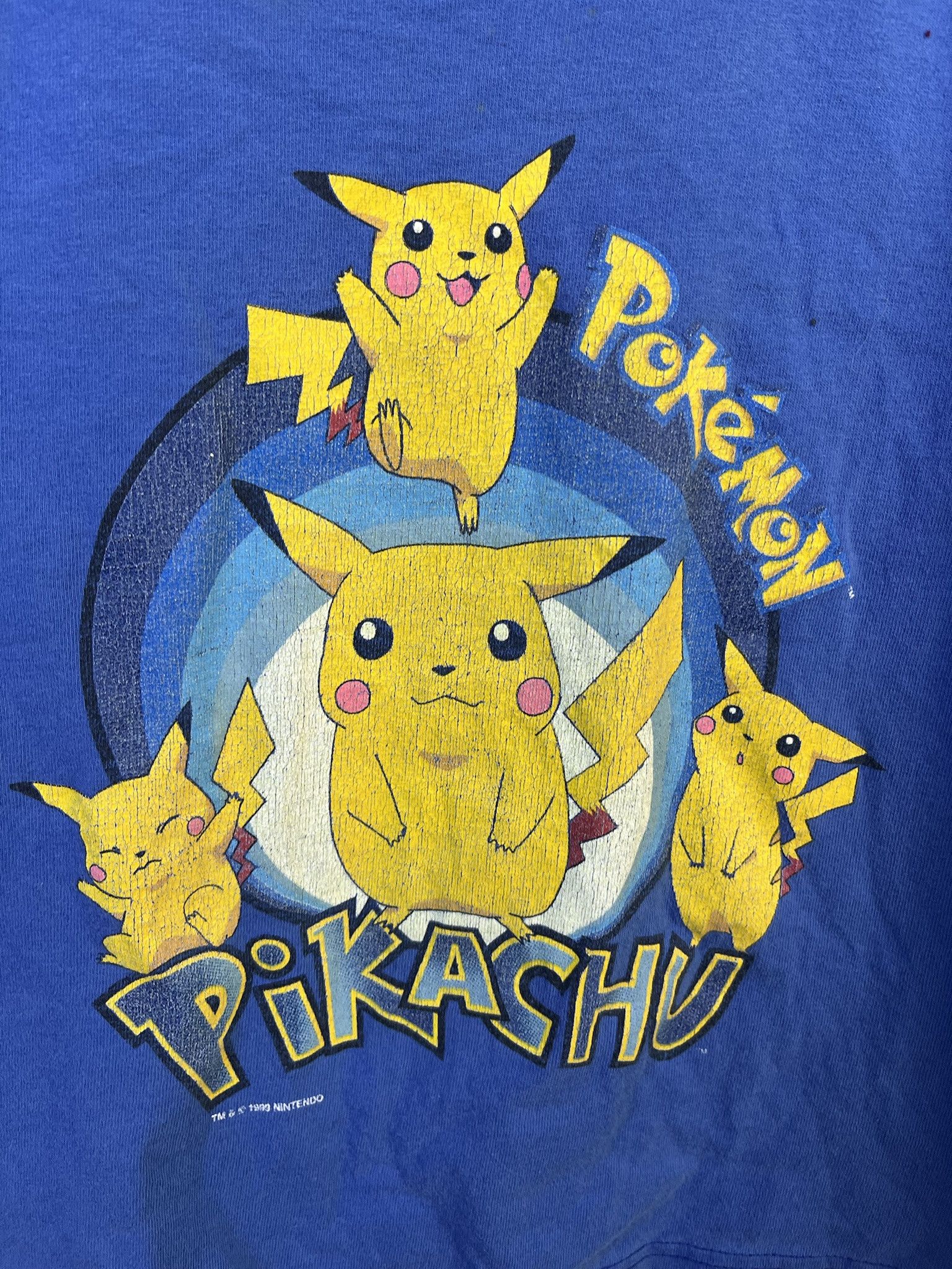 Nintendo Vintage Tee Shirt 1999 Nintendo Pokemon Pikachu Tee Shirt Pikachu Graphic Tee Size XXS (5/6) Size US XXS / EU 40 - 2 Thumbnail