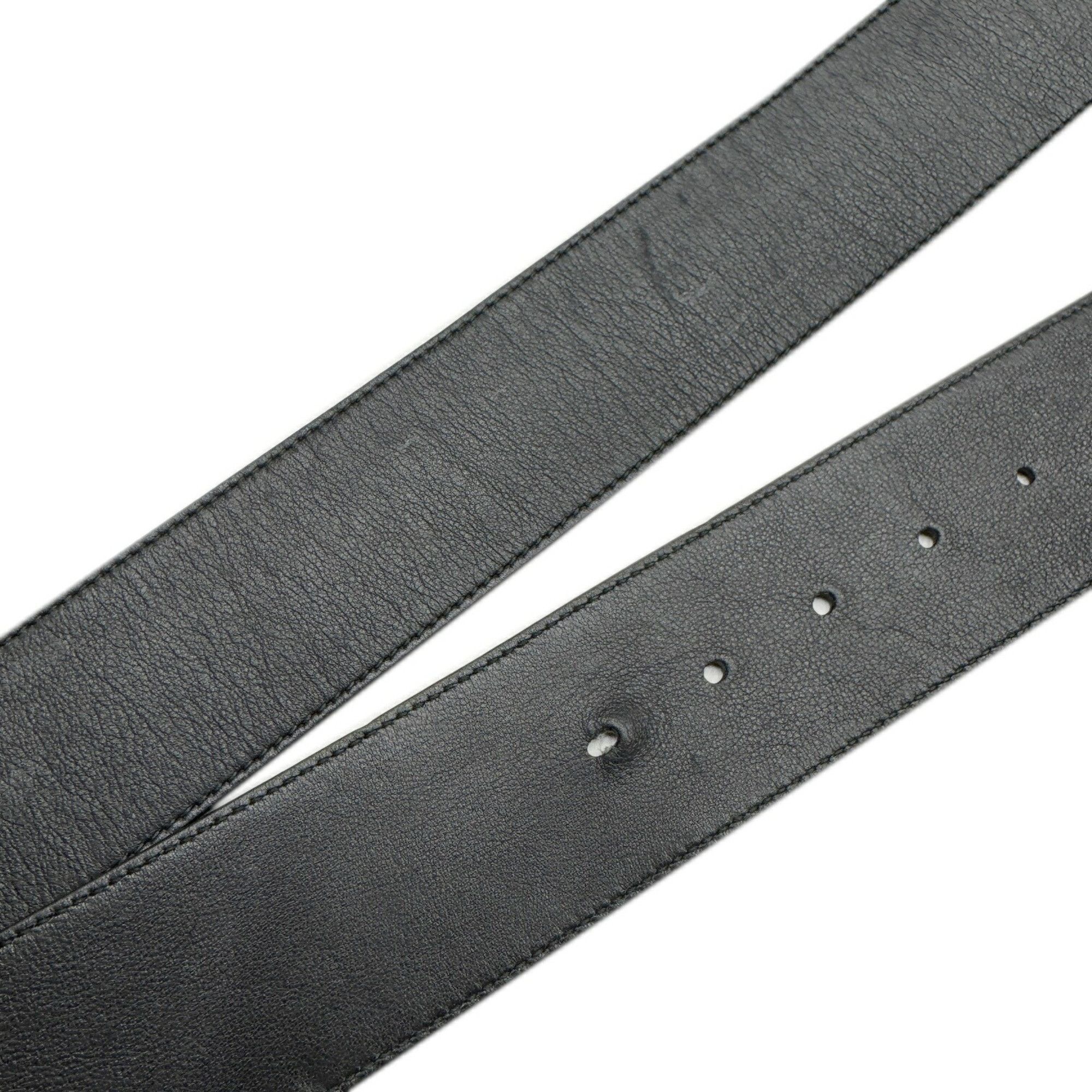 Gucci GUCCI Dionysus Leather Belt 400592 Black 85cm Men's Gorgeous Size ONE SIZE - 3 Thumbnail