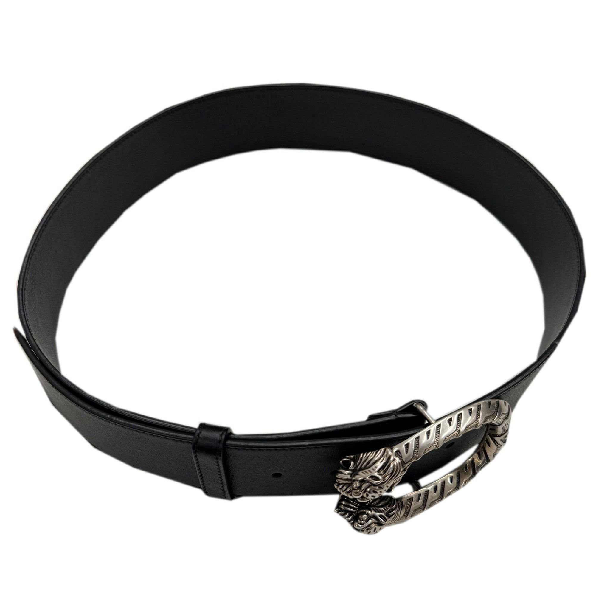 Gucci GUCCI Dionysus Leather Belt 400592 Black 85cm Men's Gorgeous Size ONE SIZE - 5 Thumbnail