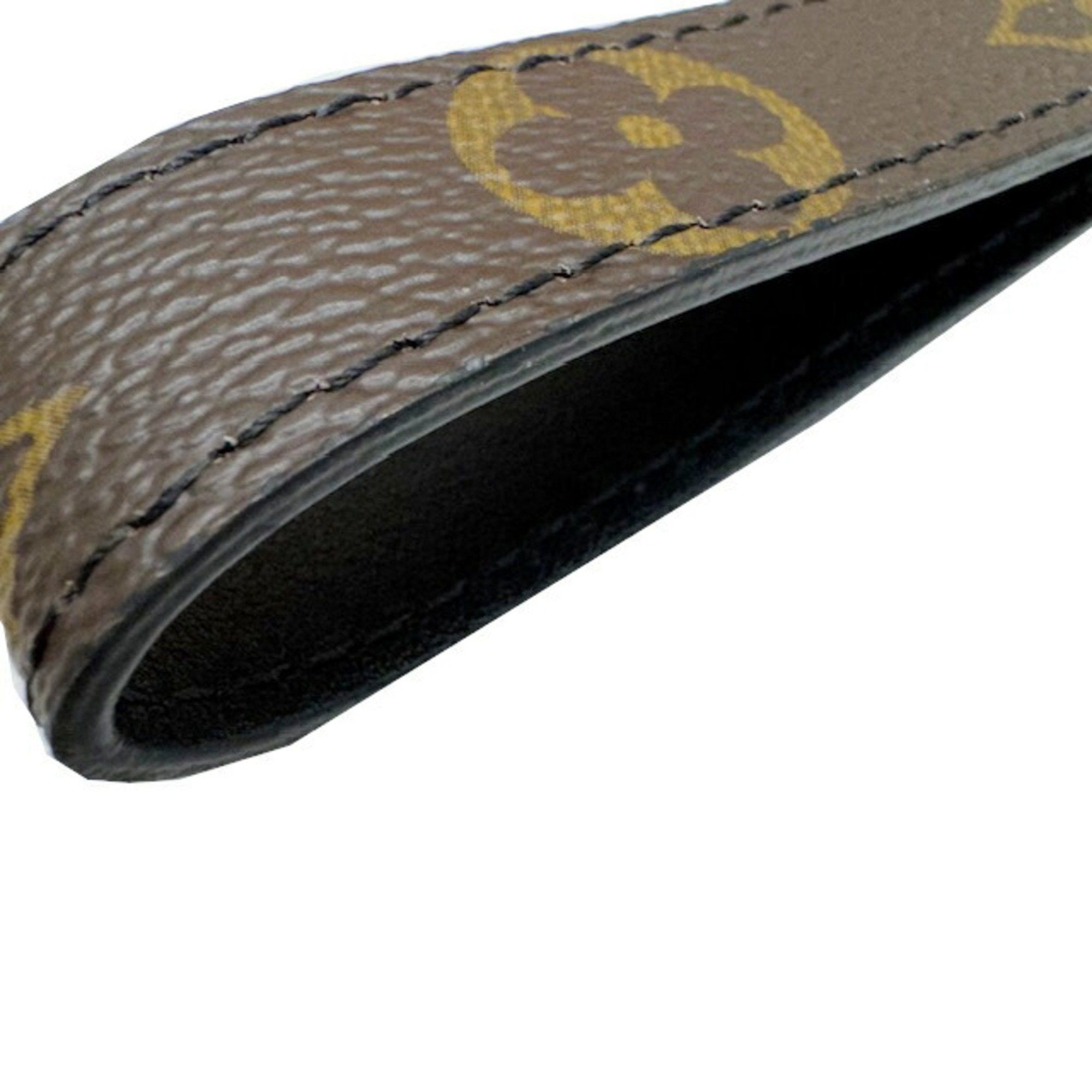 Louis Vuitton Louis Vuitton Monogram Macassar Zippy Dragonne M69407 RFID L-shaped long wallet Calf leather with strap Brown Noir Black Men's Size ONE SIZE - 13 Thumbnail