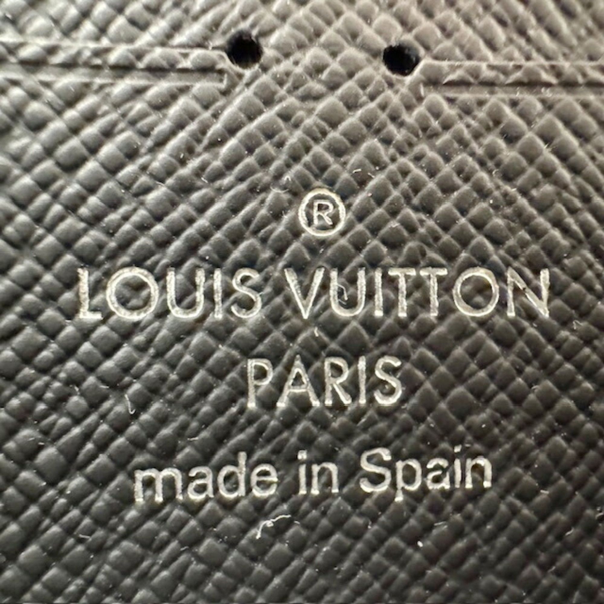 Louis Vuitton Louis Vuitton Monogram Macassar Zippy Dragonne M69407 RFID L-shaped long wallet Calf leather with strap Brown Noir Black Men's Size ONE SIZE - 10 Thumbnail