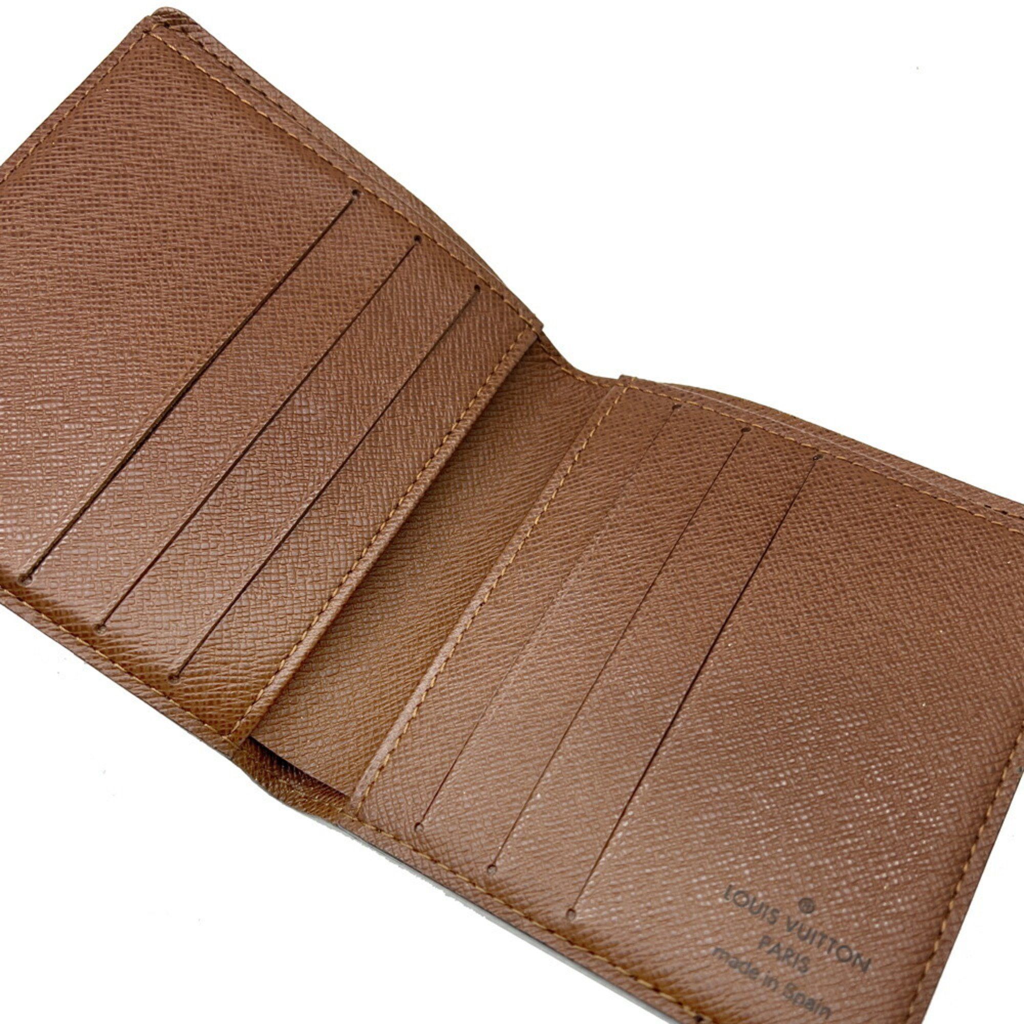 Louis Vuitton Louis Vuitton Portobier 6 CT2137 Business Card Holder/Card Case Coated Canvas Monogram Brown Size ONE SIZE - 5 Thumbnail