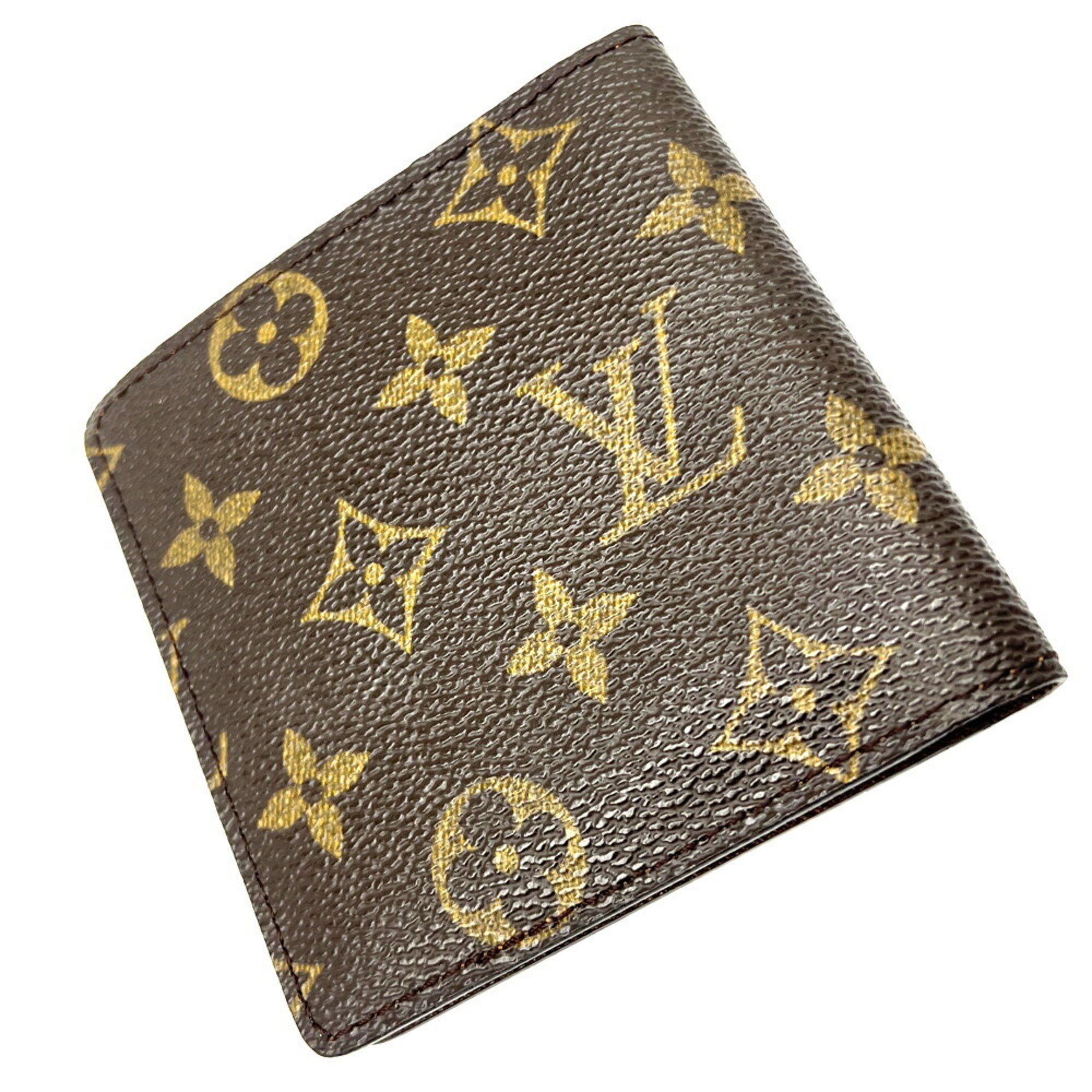 Louis Vuitton Louis Vuitton Portobier 6 CT2137 Business Card Holder/Card Case Coated Canvas Monogram Brown Size ONE SIZE - 2 Thumbnail