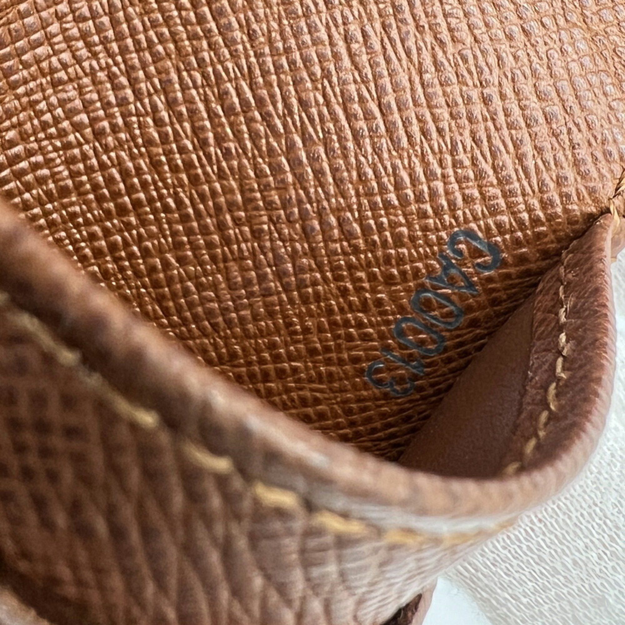 Louis Vuitton Louis Vuitton Portobier 6 CT2137 Business Card Holder/Card Case Coated Canvas Monogram Brown Size ONE SIZE - 9 Thumbnail