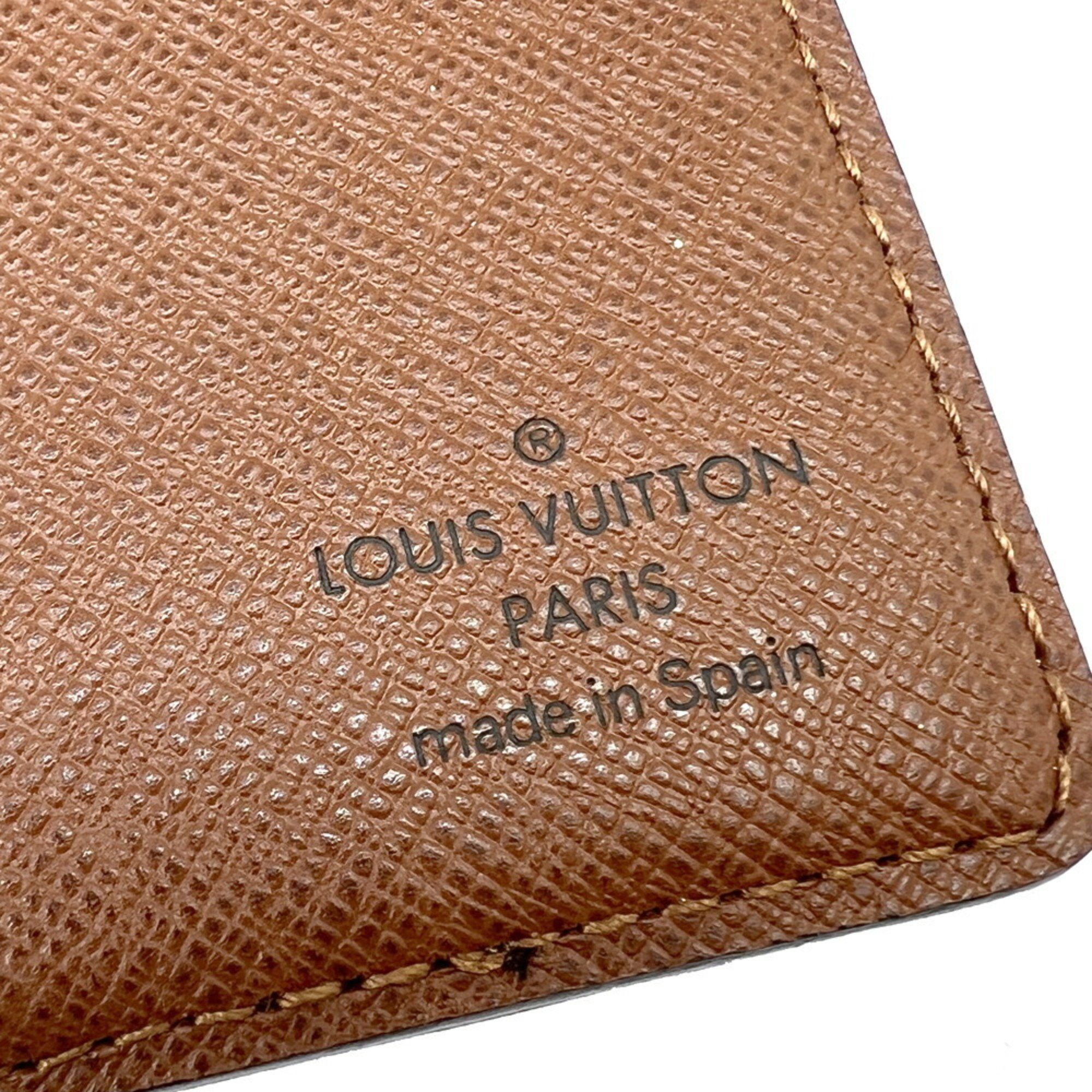 Louis Vuitton Louis Vuitton Portobier 6 CT2137 Business Card Holder/Card Case Coated Canvas Monogram Brown Size ONE SIZE - 10 Thumbnail
