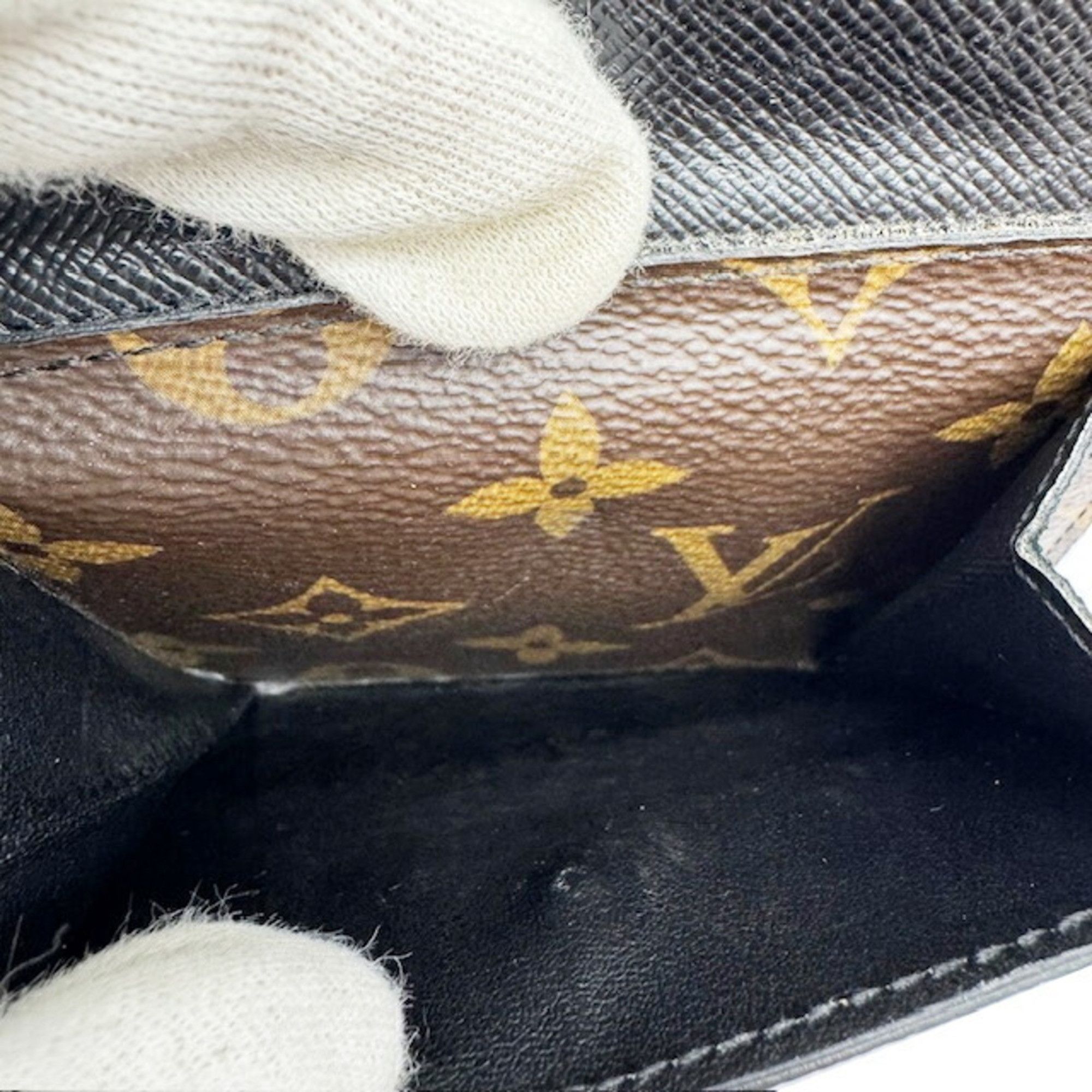 Louis Vuitton Louis Vuitton Portefeuille Mindoro Monogram Macassar M60411 CT4165 Initials (S.T) Folding Wallet Cards, Coins, Coin Pockets Men's Size ONE SIZE - 12 Thumbnail