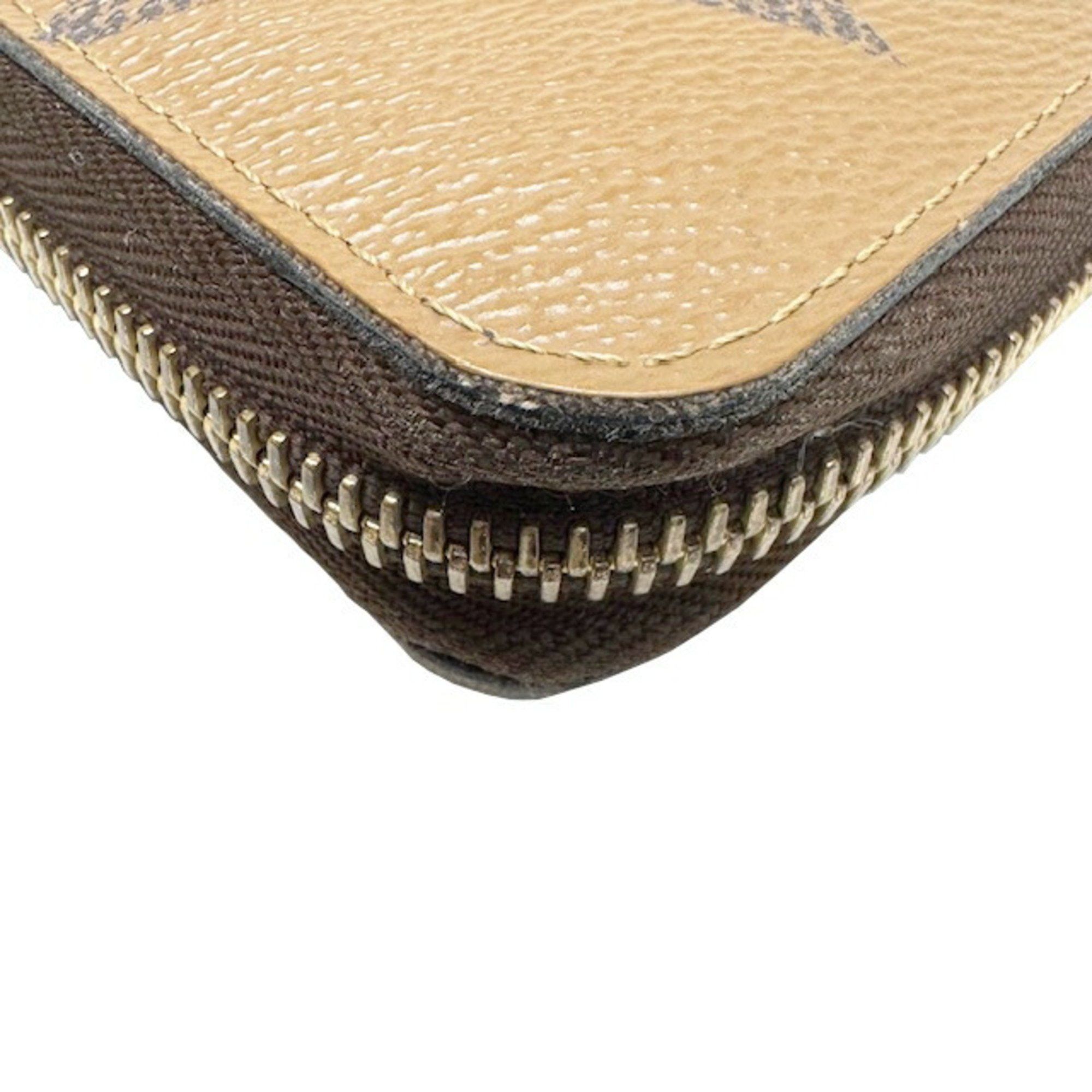 Louis Vuitton Louis Vuitton Monogram Giant Reverse Zippy Wallet Long Brown M67687 GI1159 Men's Women's Size ONE SIZE - 5 Thumbnail