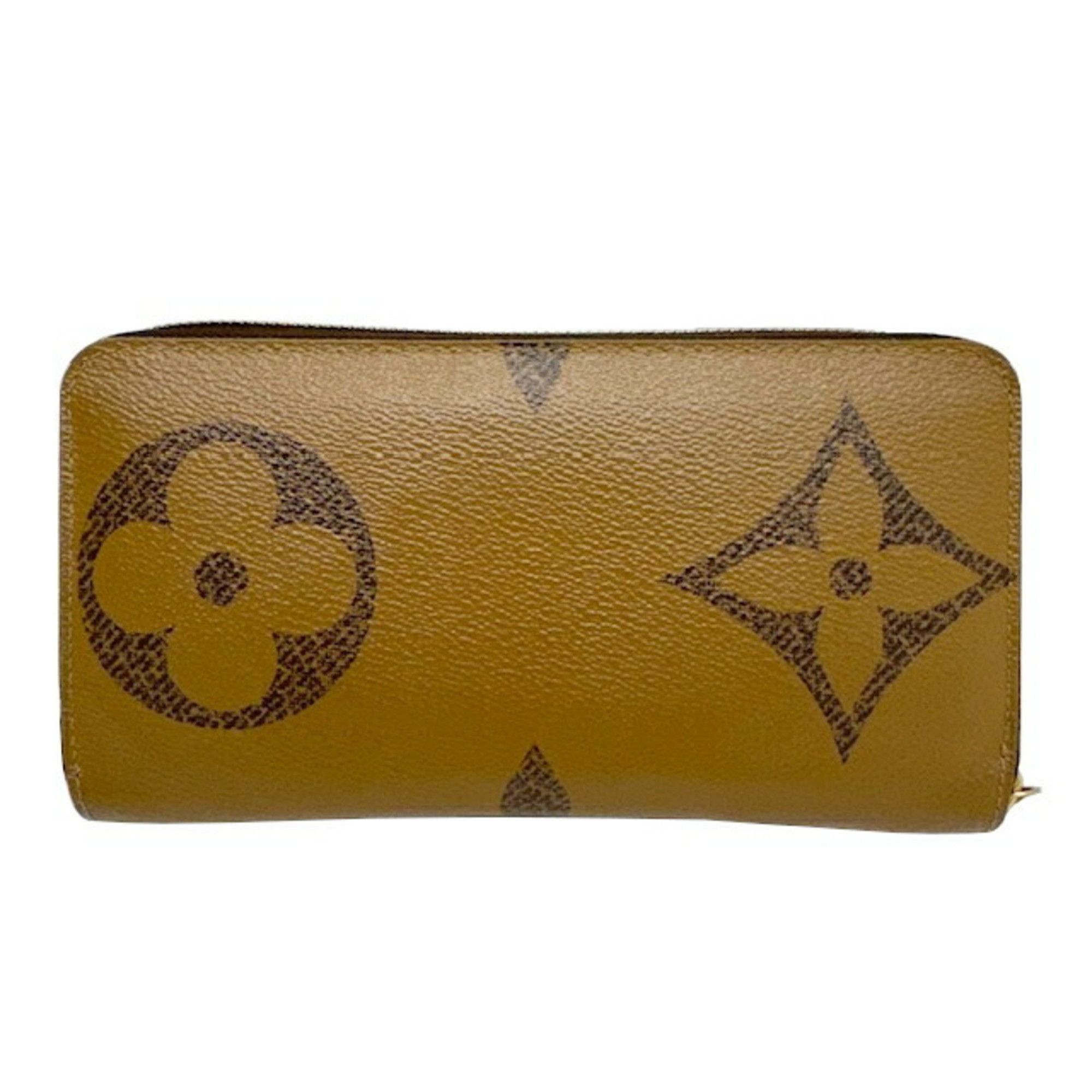 Louis Vuitton Louis Vuitton Monogram Giant Reverse Zippy Wallet Long Brown M67687 GI1159 Men's Women's Size ONE SIZE - 2 Thumbnail