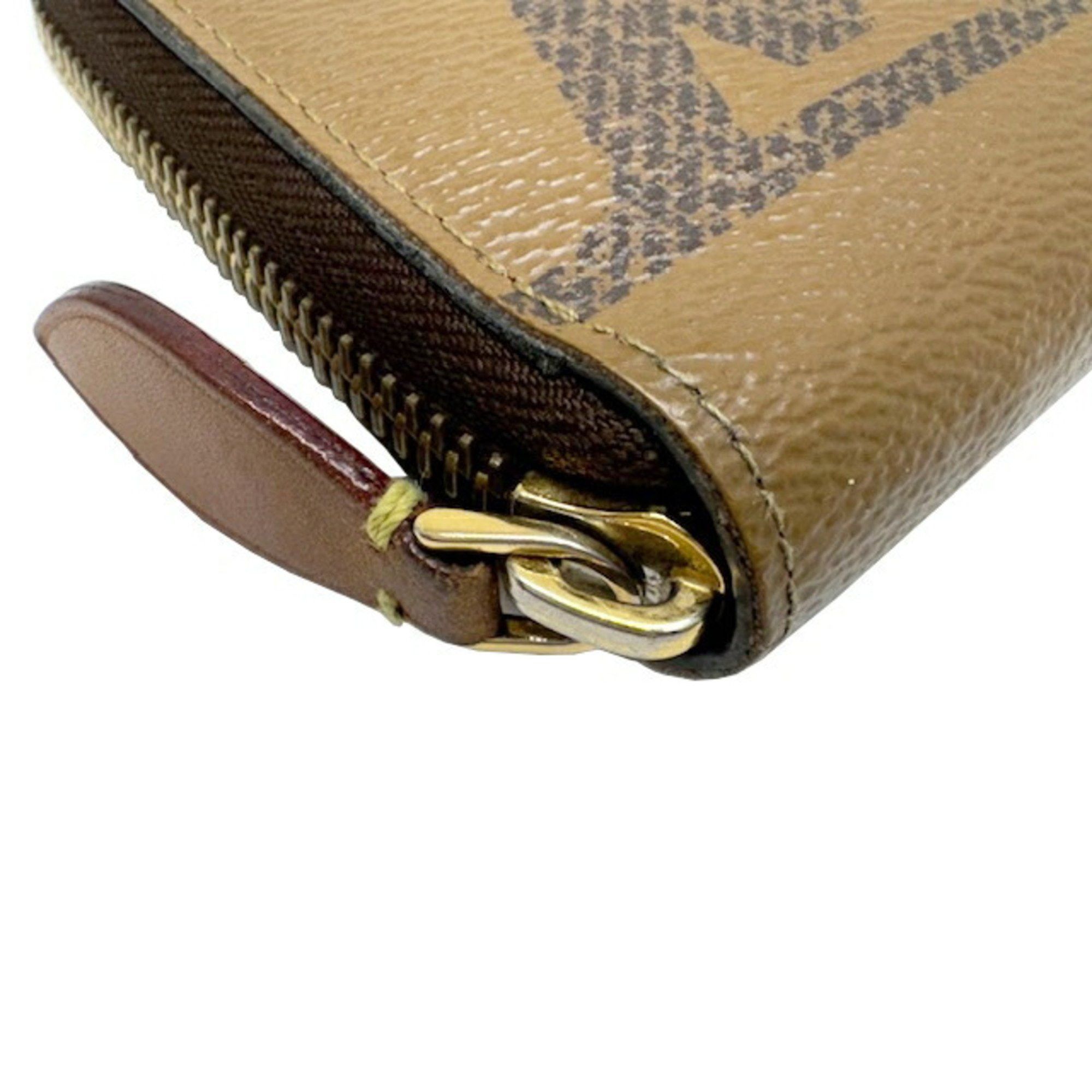 Louis Vuitton Louis Vuitton Monogram Giant Reverse Zippy Wallet Long Brown M67687 GI1159 Men's Women's Size ONE SIZE - 3 Thumbnail