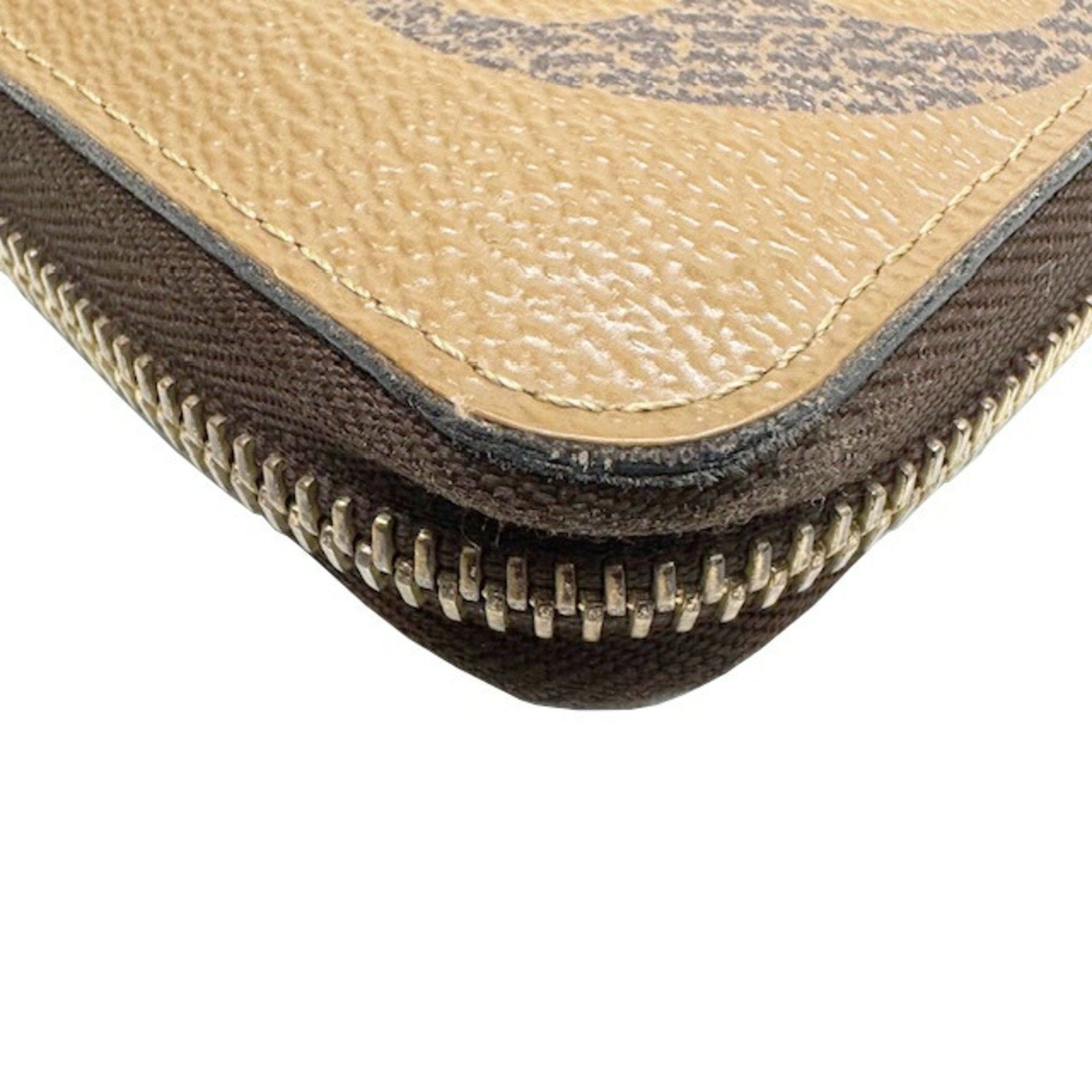 Louis Vuitton Louis Vuitton Monogram Giant Reverse Zippy Wallet Long Brown M67687 GI1159 Men's Women's Size ONE SIZE - 6 Thumbnail