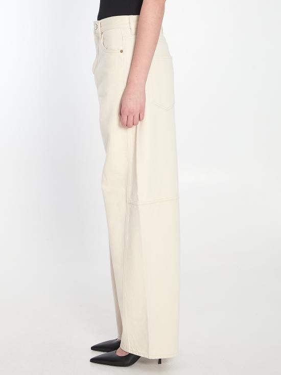 Gucci GUCCI Women Denim Pants 828601 BEIGE Size 28" / US 6 / IT 42 - 3 Thumbnail