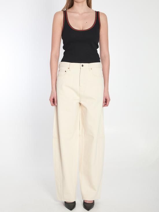 Gucci GUCCI Women Denim Pants 828601 BEIGE Size 28" / US 6 / IT 42 - 5 Thumbnail