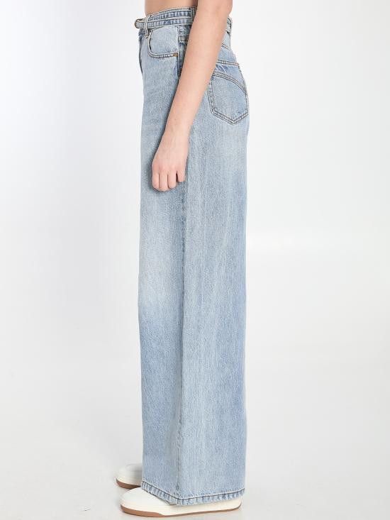Zimmermann ZIMMERMANN Women Denim Pants 3881PS251 LIGHT BLUE Size 28" / US 6 / IT 42 - 3 Thumbnail