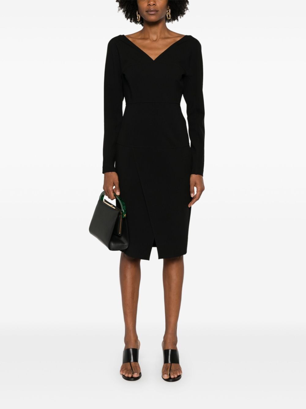 Fendi ABITO MIDI IN TECHNO JERSEY Size M / US 6-8 / IT 42-44 - 2 Thumbnail