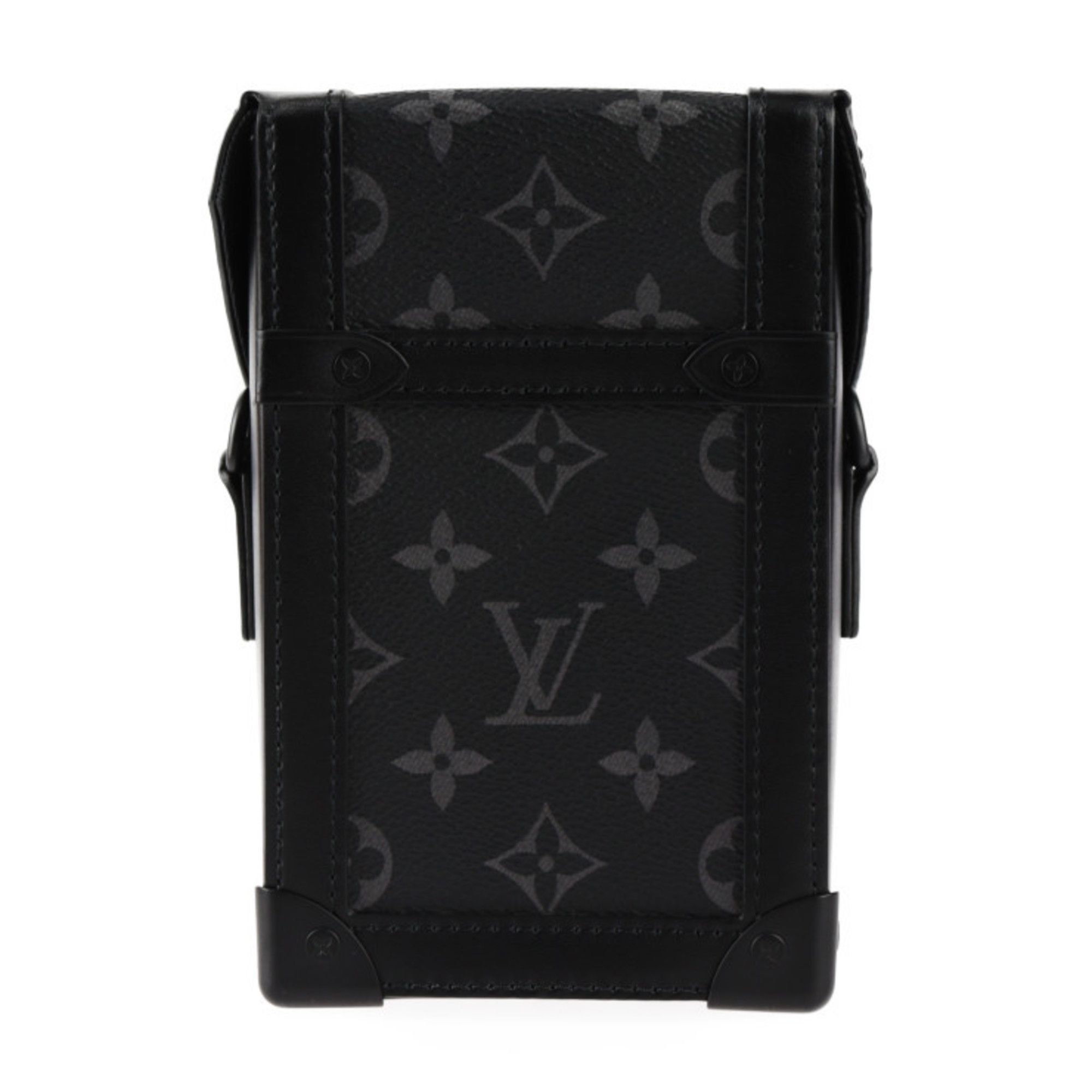 Louis Vuitton Louis Vuitton Vertical Trunk Wearable Wallet Monogram Eclipse Shoulder Bag M82077 Leather Black Size ONE SIZE - 3 Thumbnail
