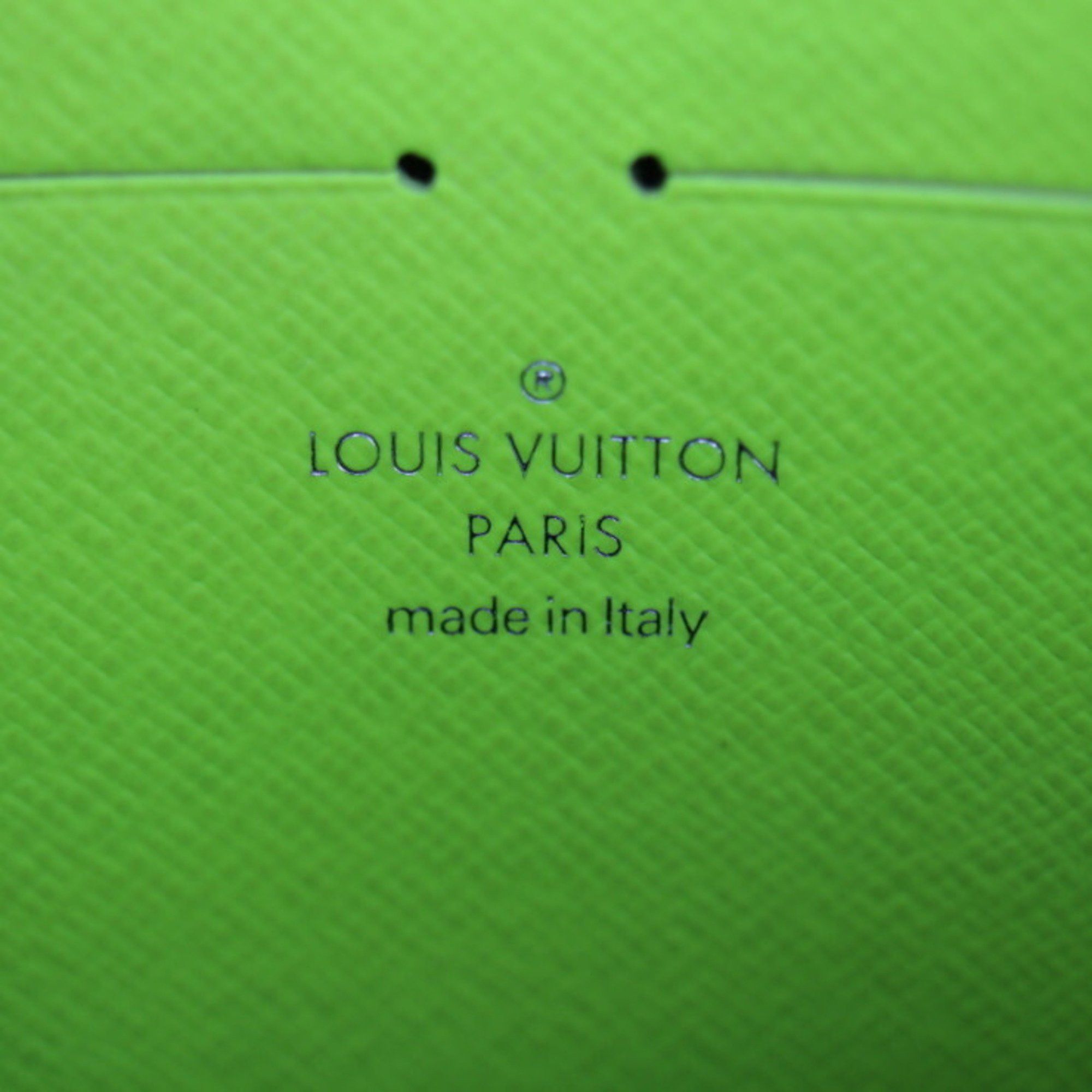 Louis Vuitton Louis Vuitton Pochette Voyage MM Taiga Rama Second Bag M30946 Monogram Canvas Yellow Clutch Pouch Size ONE SIZE - 9 Thumbnail