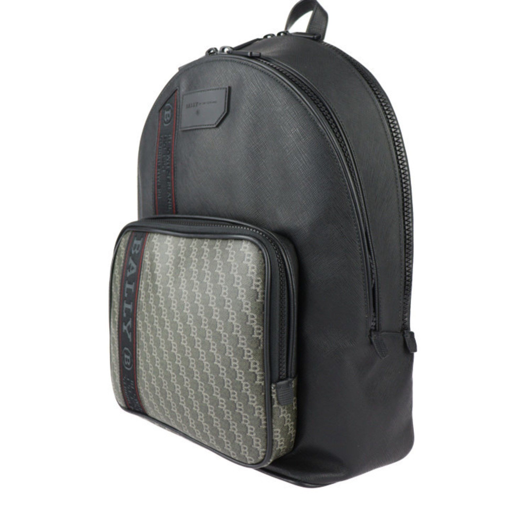 Bally BALLY SARKIS.PBB OFF SHORE Backpack/Daypack 6235445 Leather Black Backpack Size ONE SIZE - 2 Thumbnail