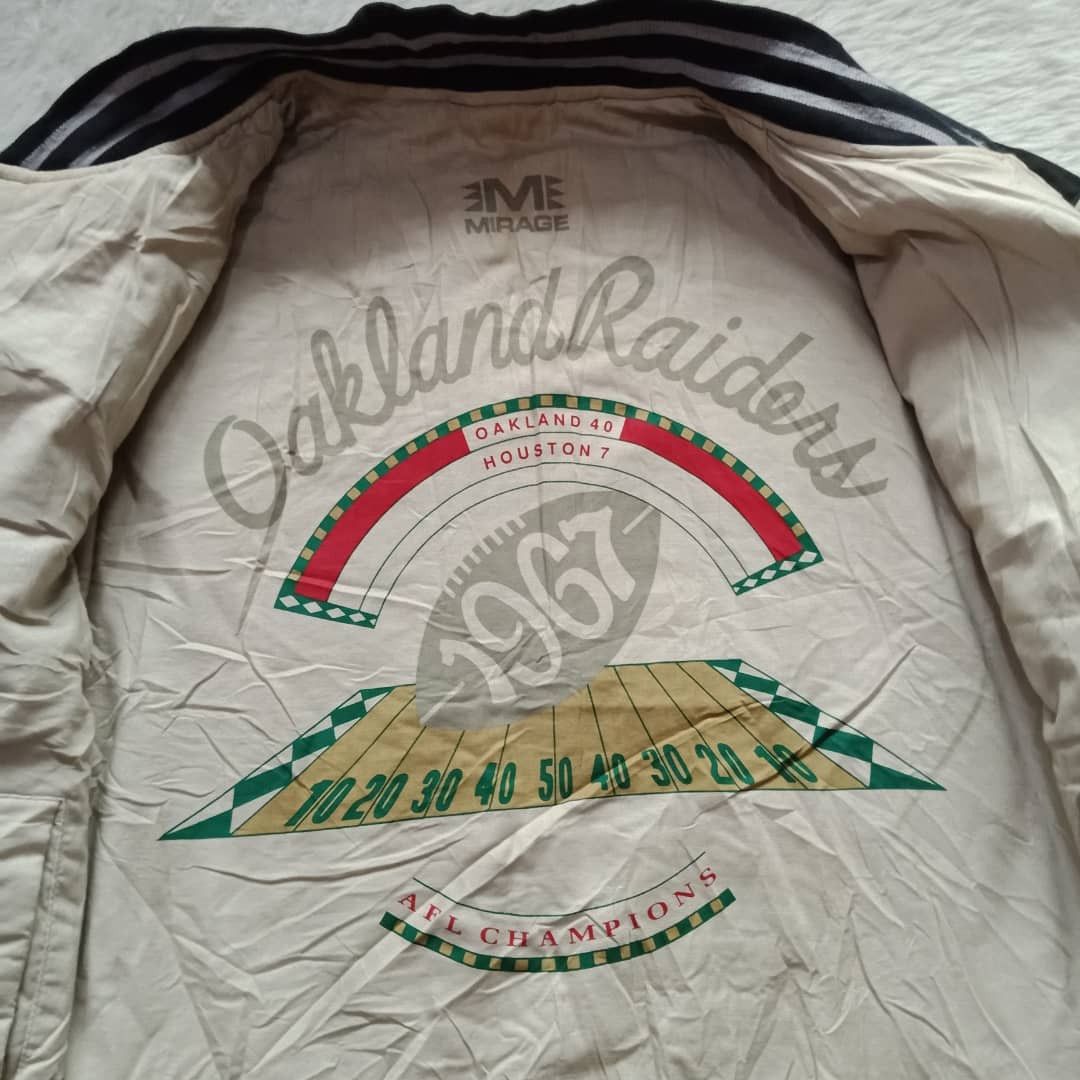 NFL × Vintage VINTAGE REVERSIBLE OAKLAND RAIDERS JACKET Size US L / EU 52-54 / 3 - 10 Thumbnail