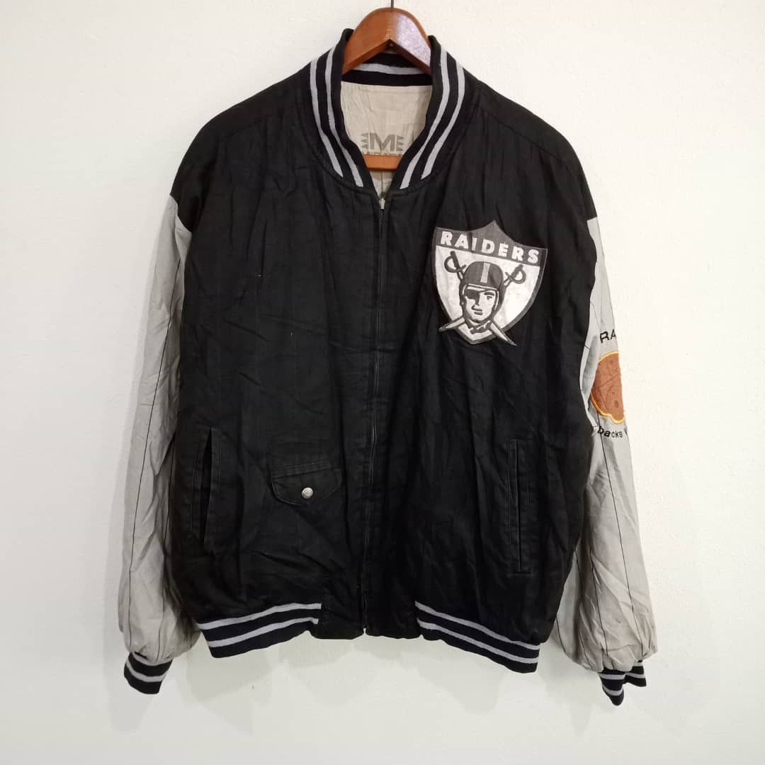 NFL × Vintage VINTAGE REVERSIBLE OAKLAND RAIDERS JACKET Size US L / EU 52-54 / 3 - 2 Thumbnail