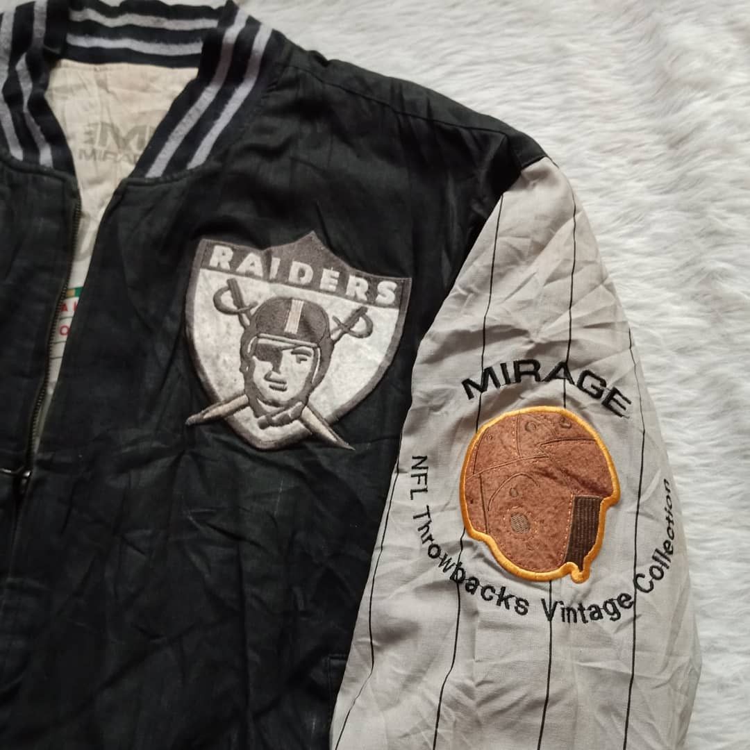 NFL × Vintage VINTAGE REVERSIBLE OAKLAND RAIDERS JACKET Size US L / EU 52-54 / 3 - 3 Thumbnail
