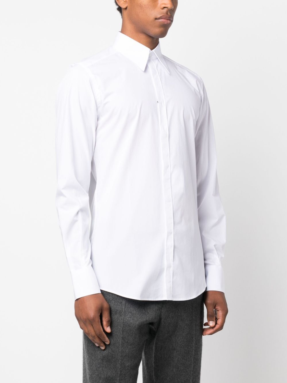 Dolce & Gabbana REGULAR FIT COTTON SHIRT Size US L / EU 52-54 / 3 - 3 Thumbnail