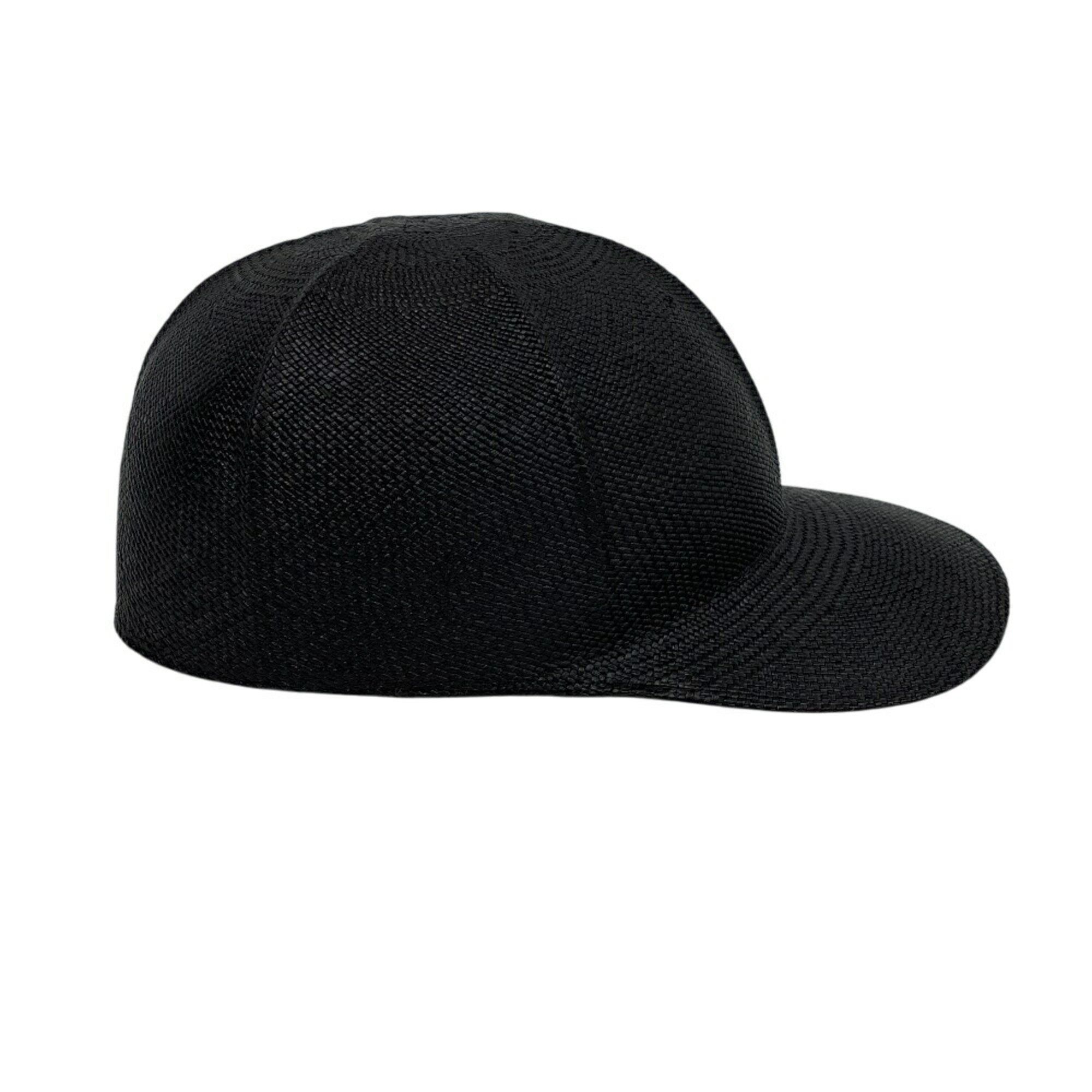 Hermes Hermes Serie Cap Black Men's Size ONE SIZE - 3 Thumbnail