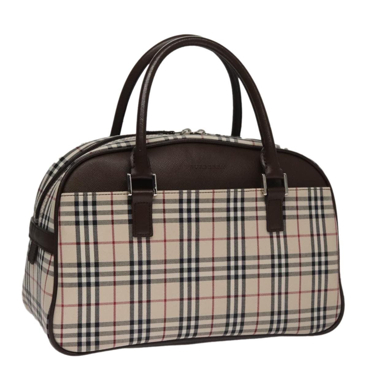 Burberry Nova Check Beige Canvas Handbag (Pre-Owned) Size ONE SIZE - 18 Thumbnail
