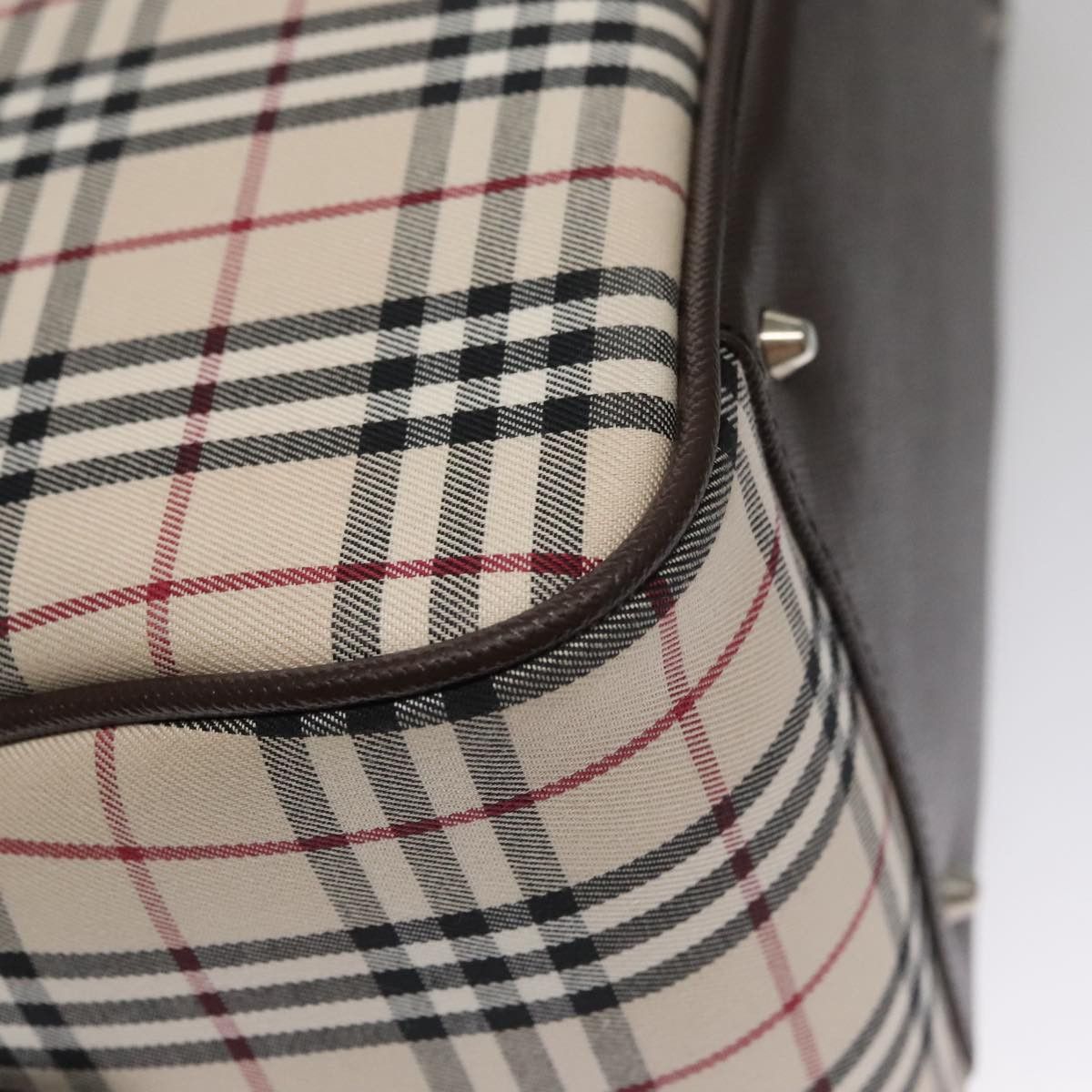 Burberry Nova Check Beige Canvas Handbag (Pre-Owned) Size ONE SIZE - 8 Thumbnail