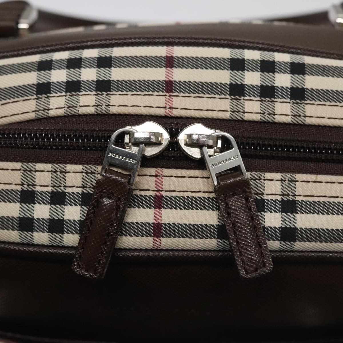 Burberry Nova Check Beige Canvas Handbag (Pre-Owned) Size ONE SIZE - 11 Thumbnail