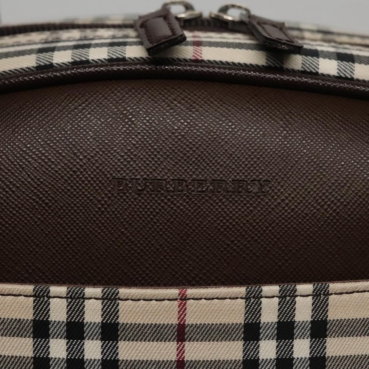 Burberry Nova Check Beige Canvas Handbag (Pre-Owned) Size ONE SIZE - 19 Thumbnail