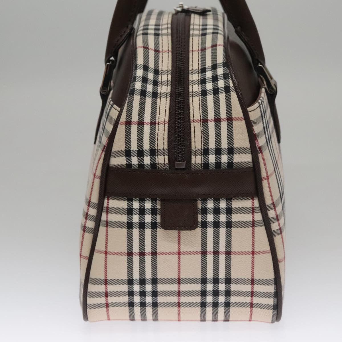Burberry Nova Check Beige Canvas Handbag (Pre-Owned) Size ONE SIZE - 3 Thumbnail