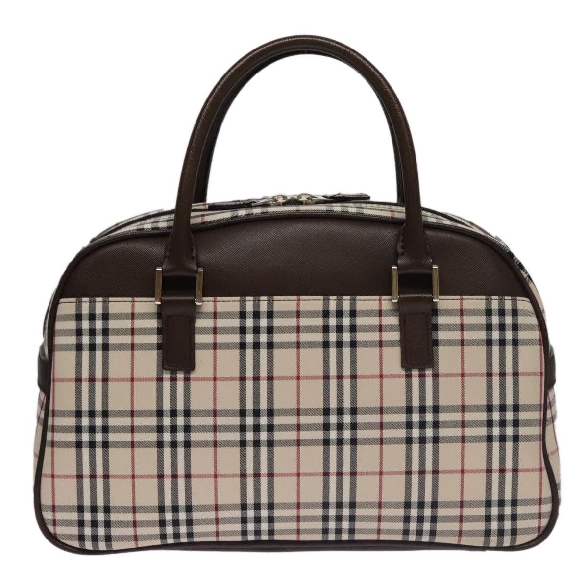 Burberry Nova Check Beige Canvas Handbag (Pre-Owned) Size ONE SIZE - 2 Thumbnail