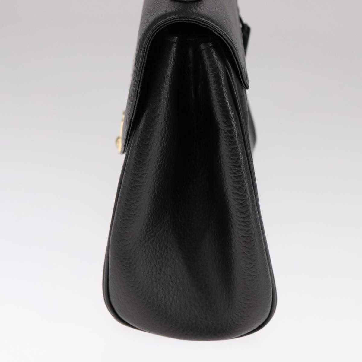 Burberry Black Leather Handbag (Pre-Owned) Size ONE SIZE - 4 Thumbnail