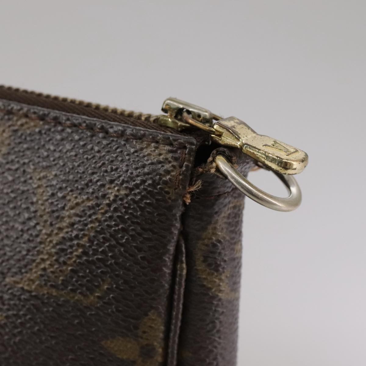Louis Vuitton Pochette Accessoire Brown Canvas Clutch Bag (Pre-Owned) Size ONE SIZE - 10 Thumbnail