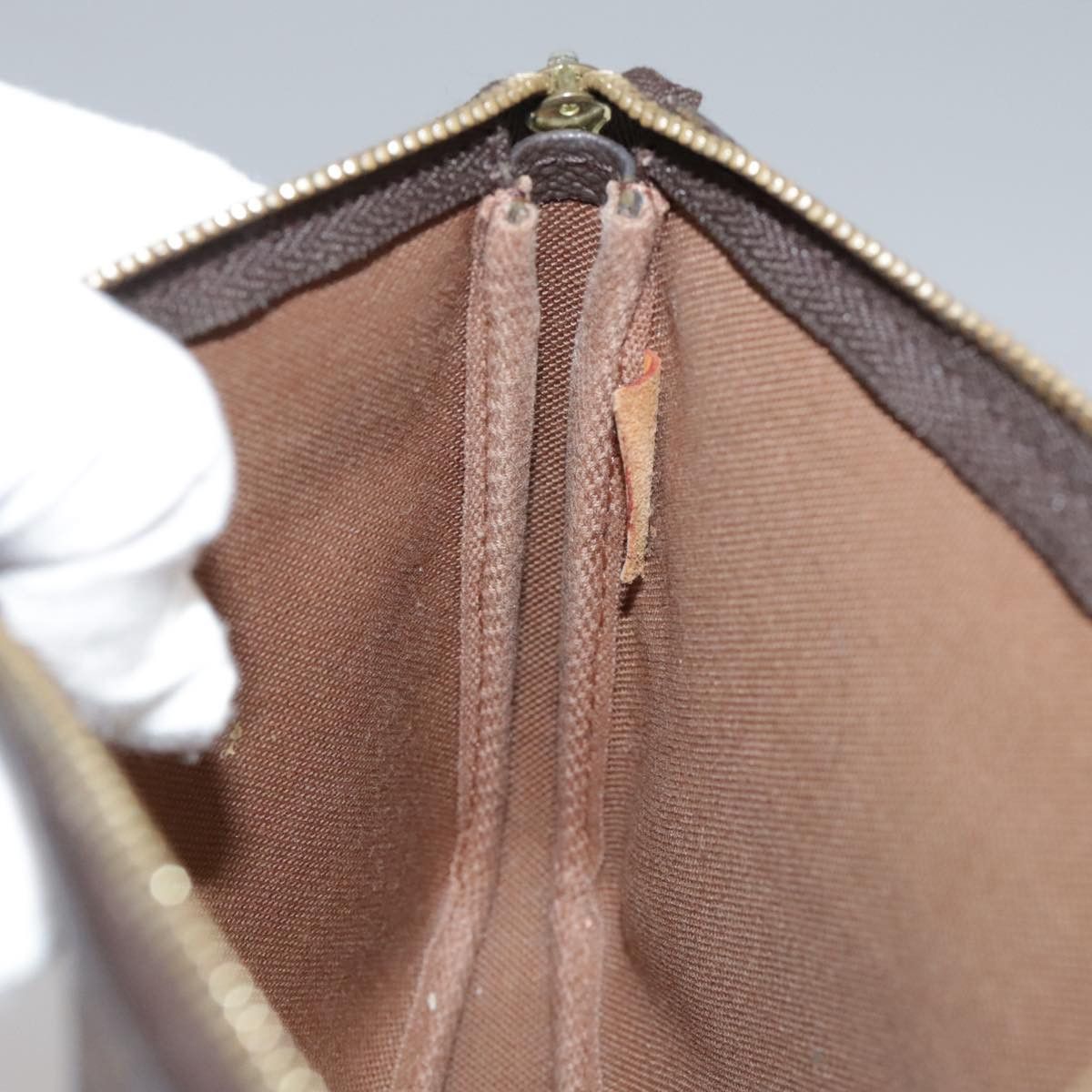 Louis Vuitton Pochette Accessoire Brown Canvas Clutch Bag (Pre-Owned) Size ONE SIZE - 20 Thumbnail