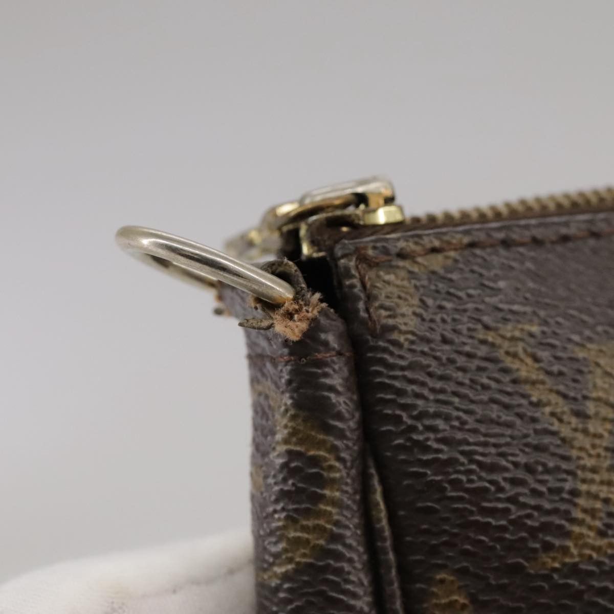 Louis Vuitton Pochette Accessoire Brown Canvas Clutch Bag (Pre-Owned) Size ONE SIZE - 18 Thumbnail