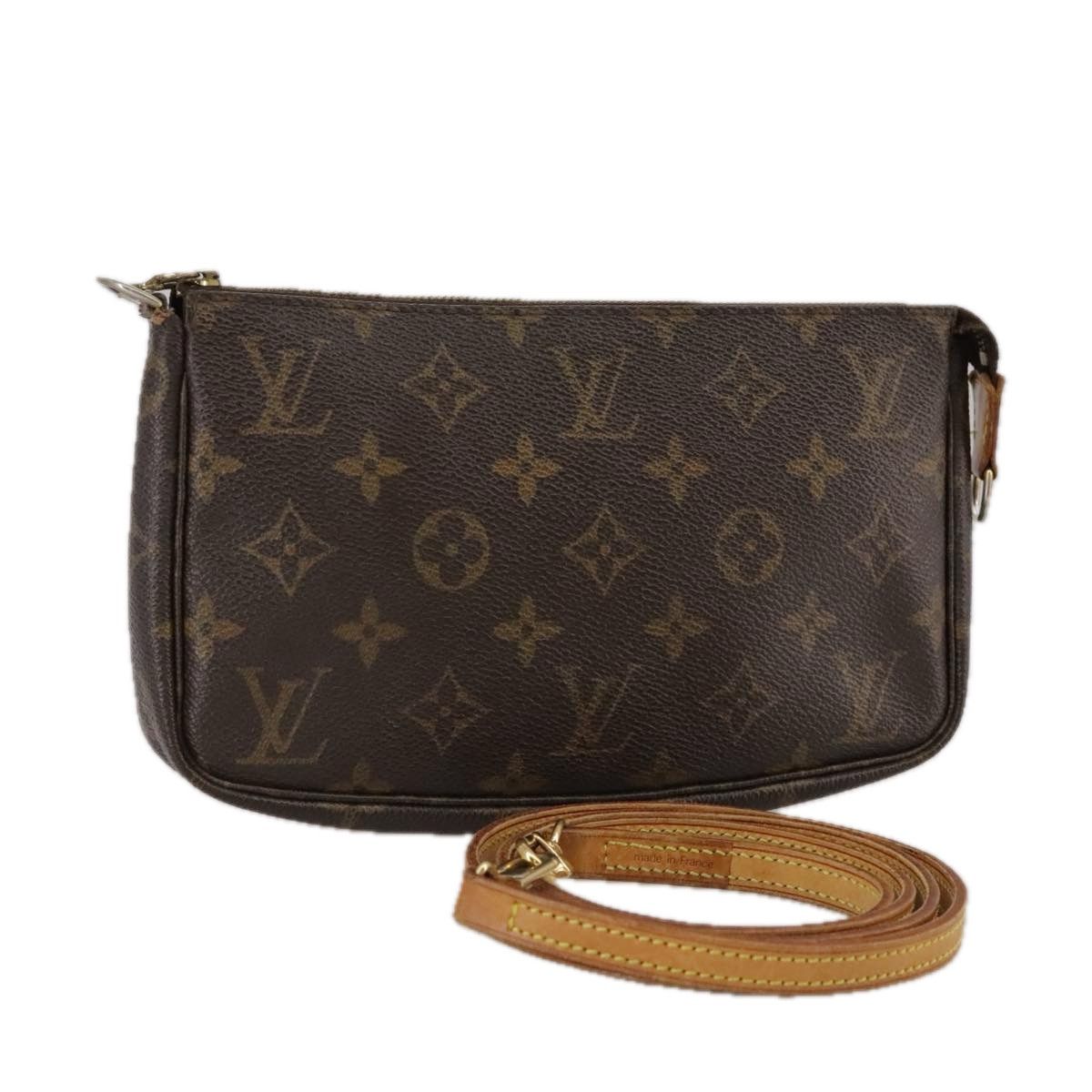 Louis Vuitton Pochette Accessoire Brown Canvas Clutch Bag (Pre-Owned) Size ONE SIZE - 15 Thumbnail