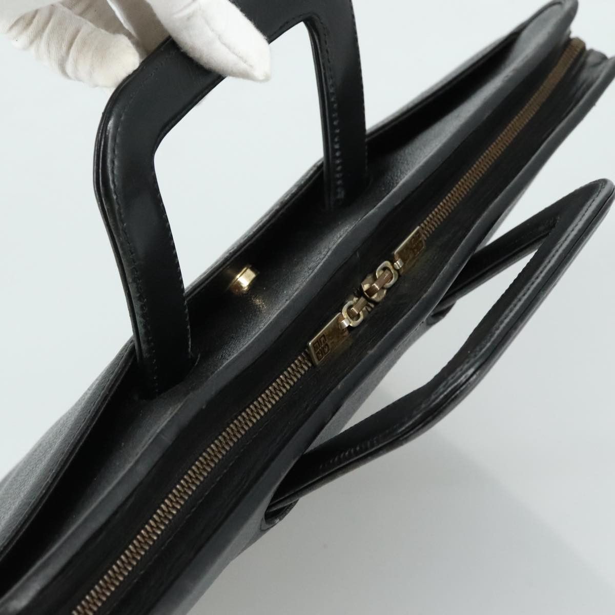 Givenchy Black Leather Briefcase Bag (Pre-Owned) Size ONE SIZE - 15 Thumbnail