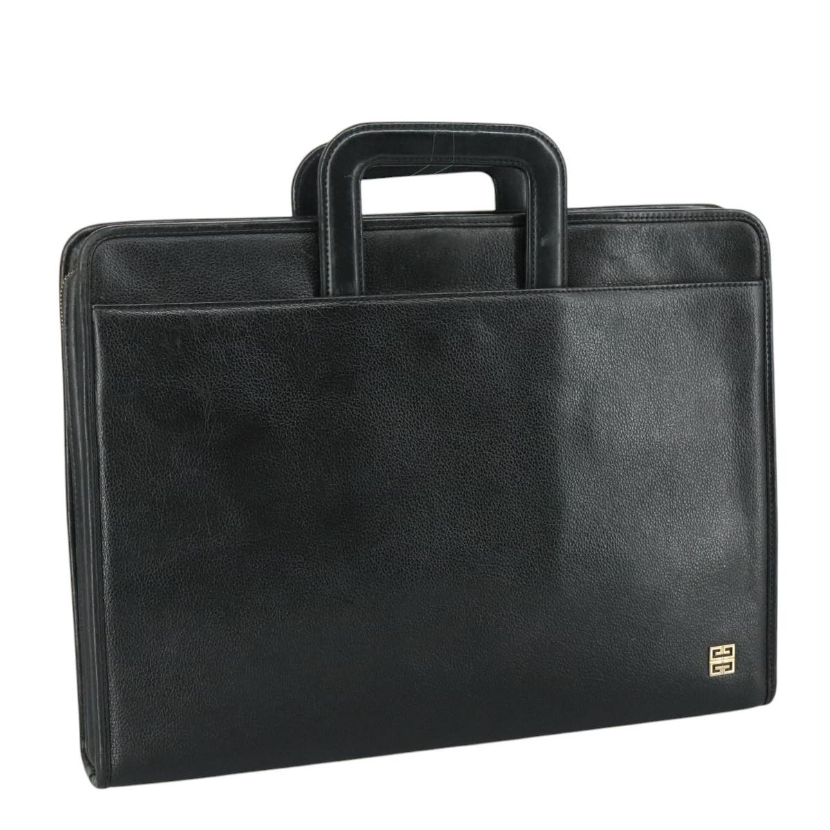Givenchy Black Leather Briefcase Bag (Pre-Owned) Size ONE SIZE - 14 Thumbnail