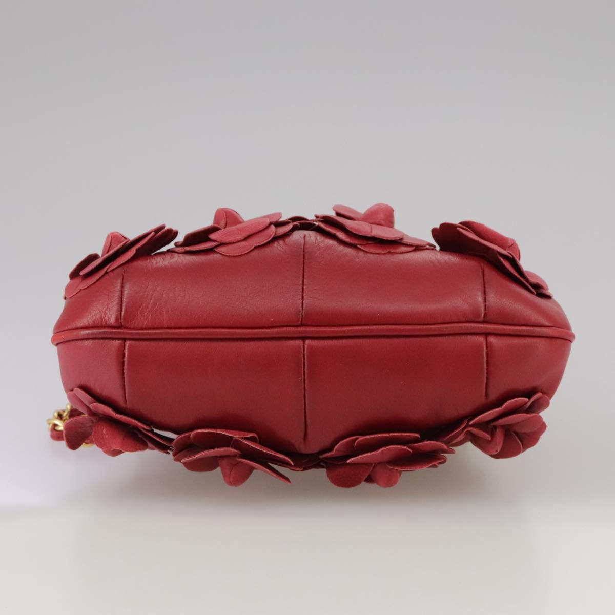Chanel Red Leather Shoulder Bag (Pre-Owned) Size ONE SIZE - 18 Thumbnail