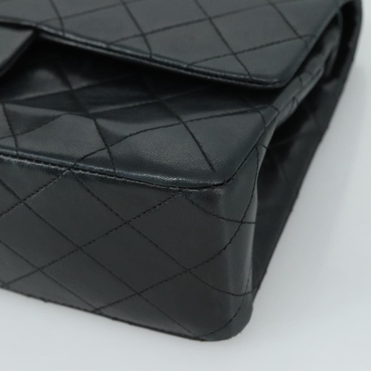 Chanel Timeless Black Leather Shoulder Bag (Pre-Owned) Size ONE SIZE - 7 Thumbnail