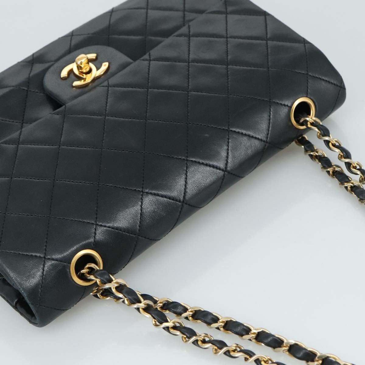 Chanel Timeless Black Leather Shoulder Bag (Pre-Owned) Size ONE SIZE - 14 Thumbnail