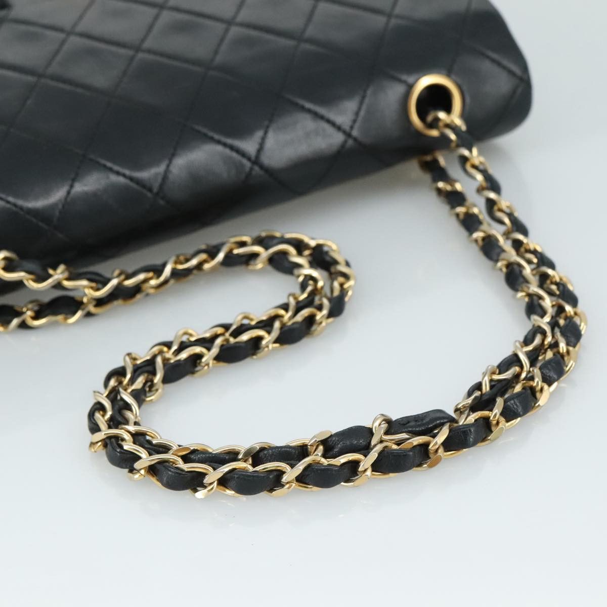 Chanel Timeless Black Leather Shoulder Bag (Pre-Owned) Size ONE SIZE - 5 Thumbnail
