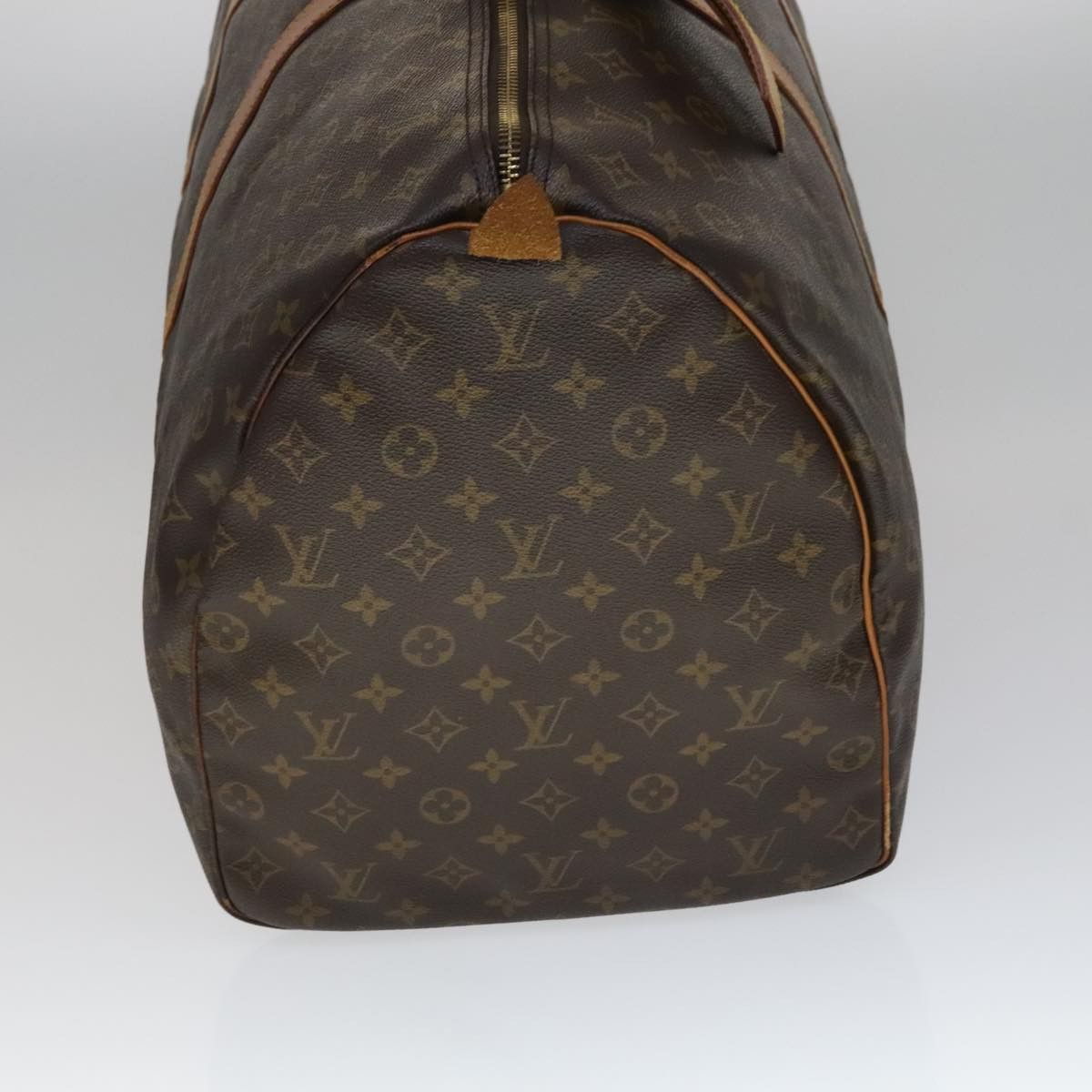 Louis Vuitton Keepall 60 Brown Canvas Travel Bag (Pre-Owned) Size ONE SIZE - 4 Thumbnail
