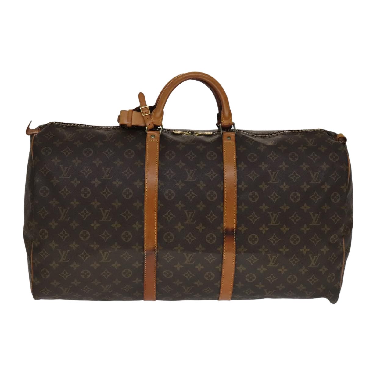 Louis Vuitton Keepall 60 Brown Canvas Travel Bag (Pre-Owned) Size ONE SIZE - 16 Thumbnail