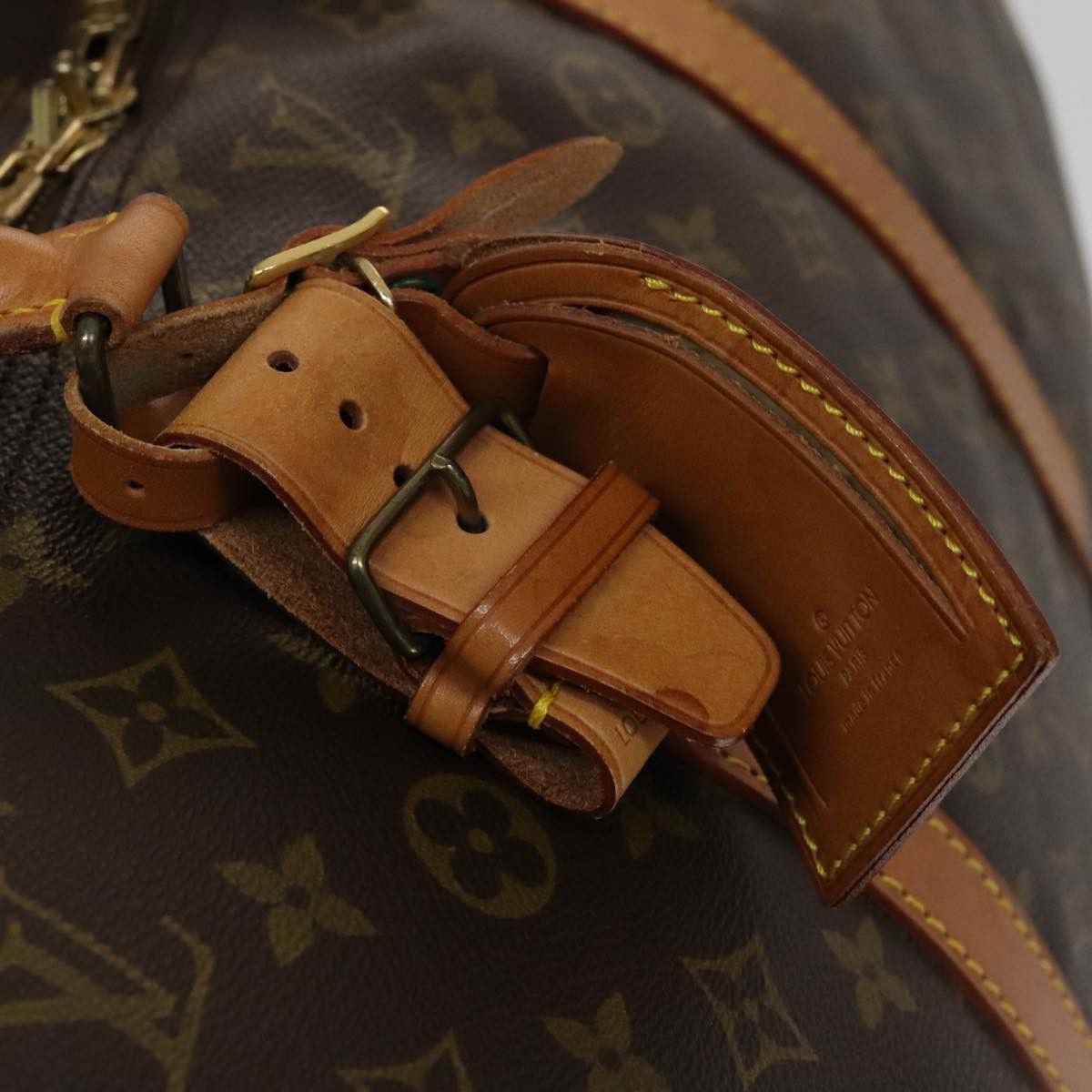 Louis Vuitton Keepall 60 Brown Canvas Travel Bag (Pre-Owned) Size ONE SIZE - 11 Thumbnail