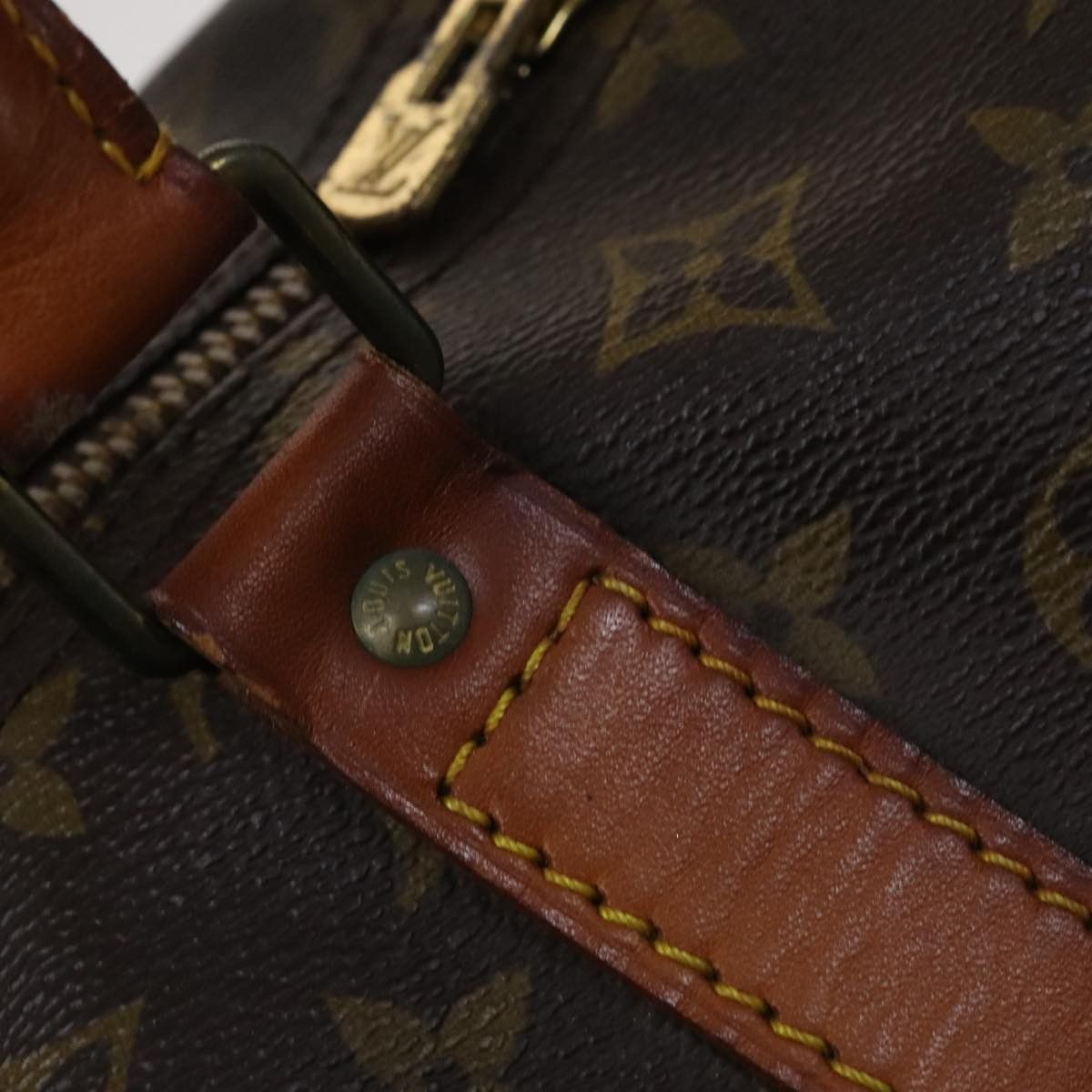 Louis Vuitton Keepall 60 Brown Canvas Travel Bag (Pre-Owned) Size ONE SIZE - 13 Thumbnail