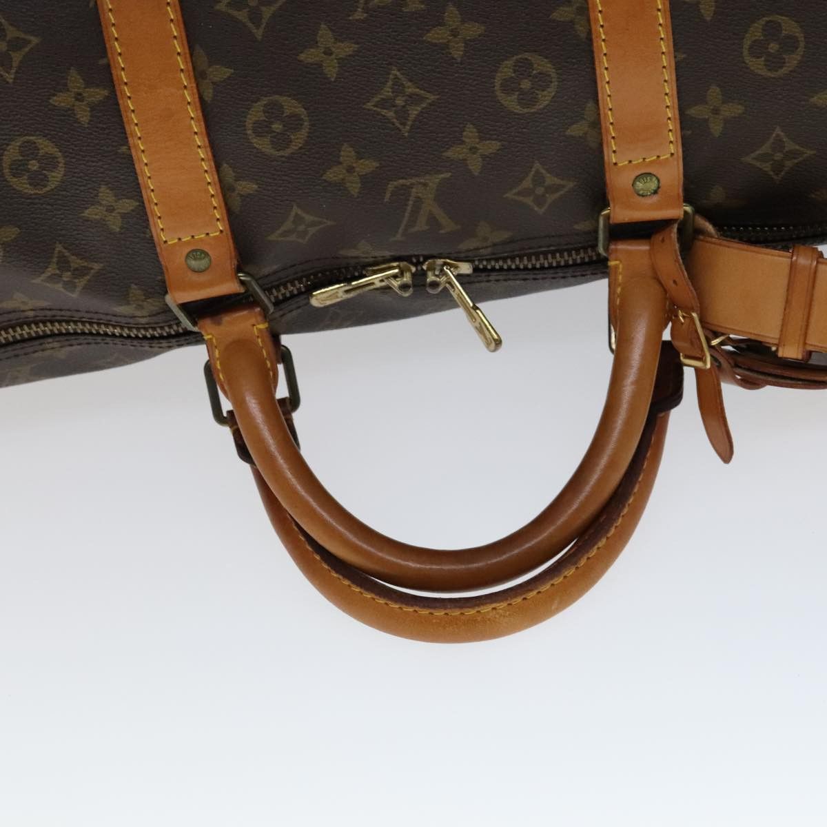 Louis Vuitton Keepall 60 Brown Canvas Travel Bag (Pre-Owned) Size ONE SIZE - 5 Thumbnail