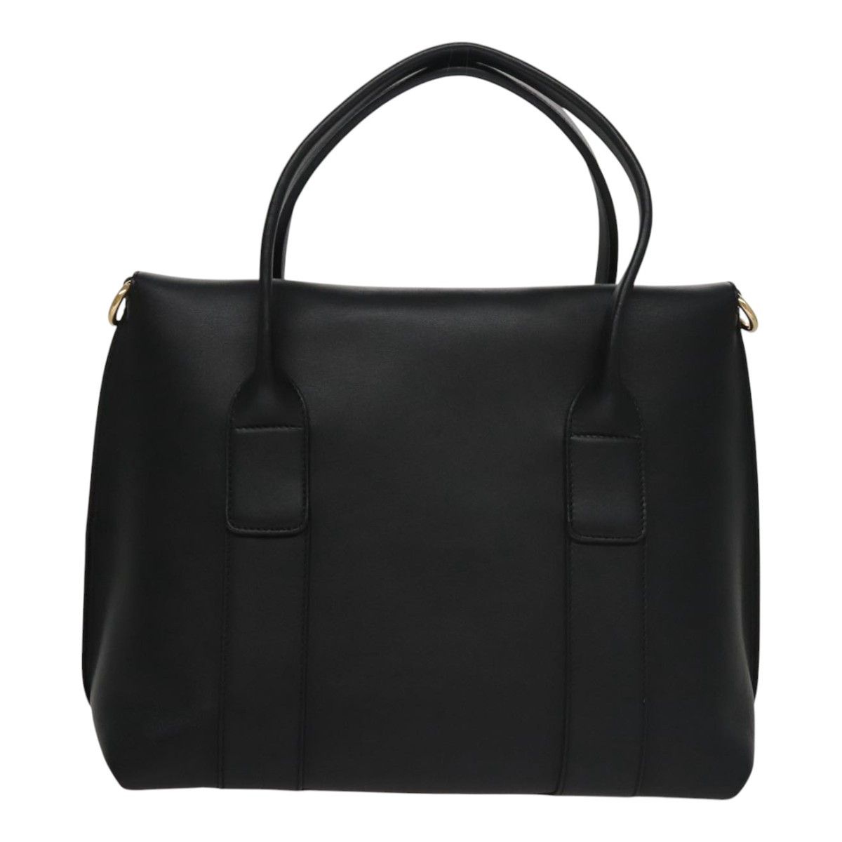 Salvatore Ferragamo Sookie Black Leather Handbag (Pre-Owned) Size ONE SIZE - 2 Thumbnail