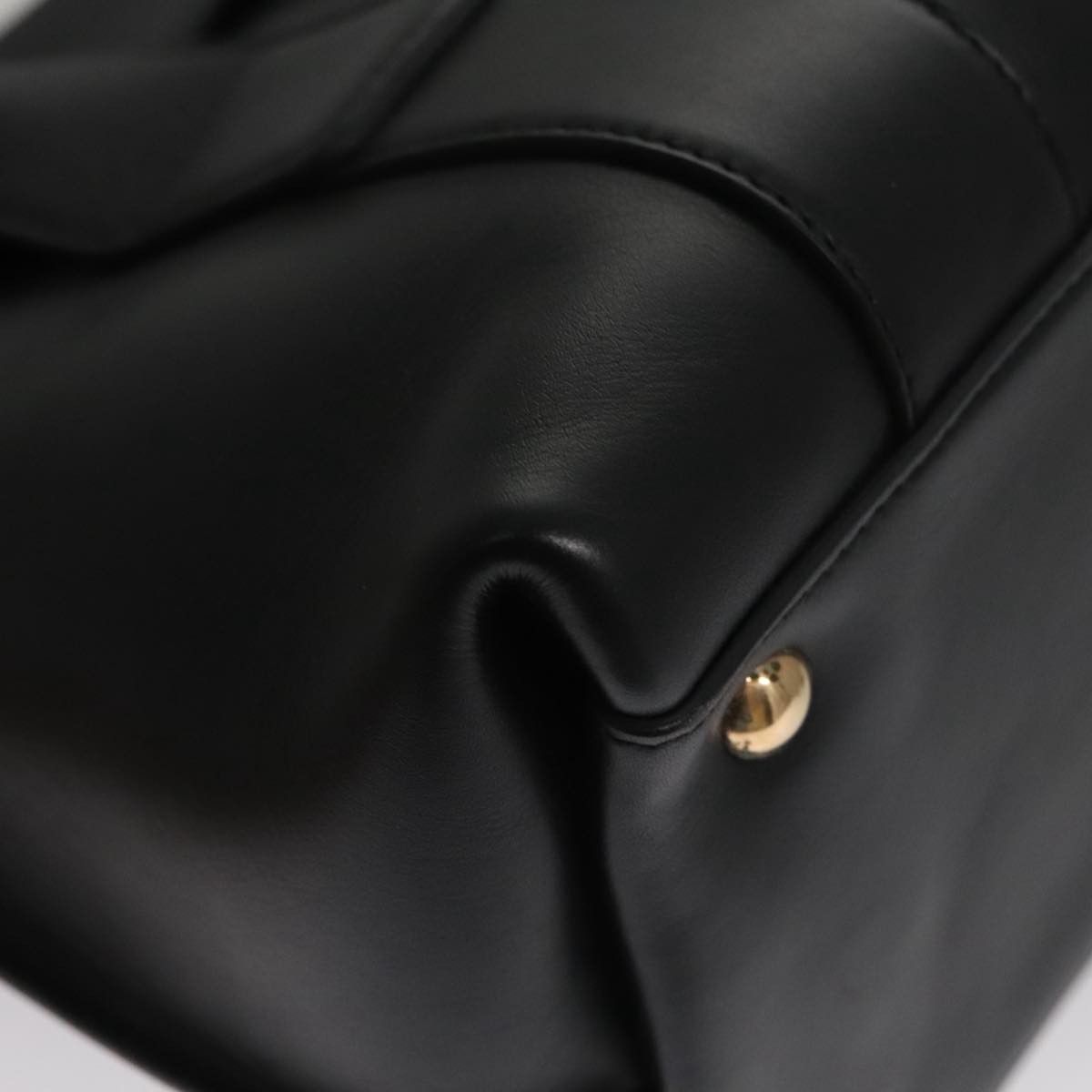 Salvatore Ferragamo Sookie Black Leather Handbag (Pre-Owned) Size ONE SIZE - 18 Thumbnail